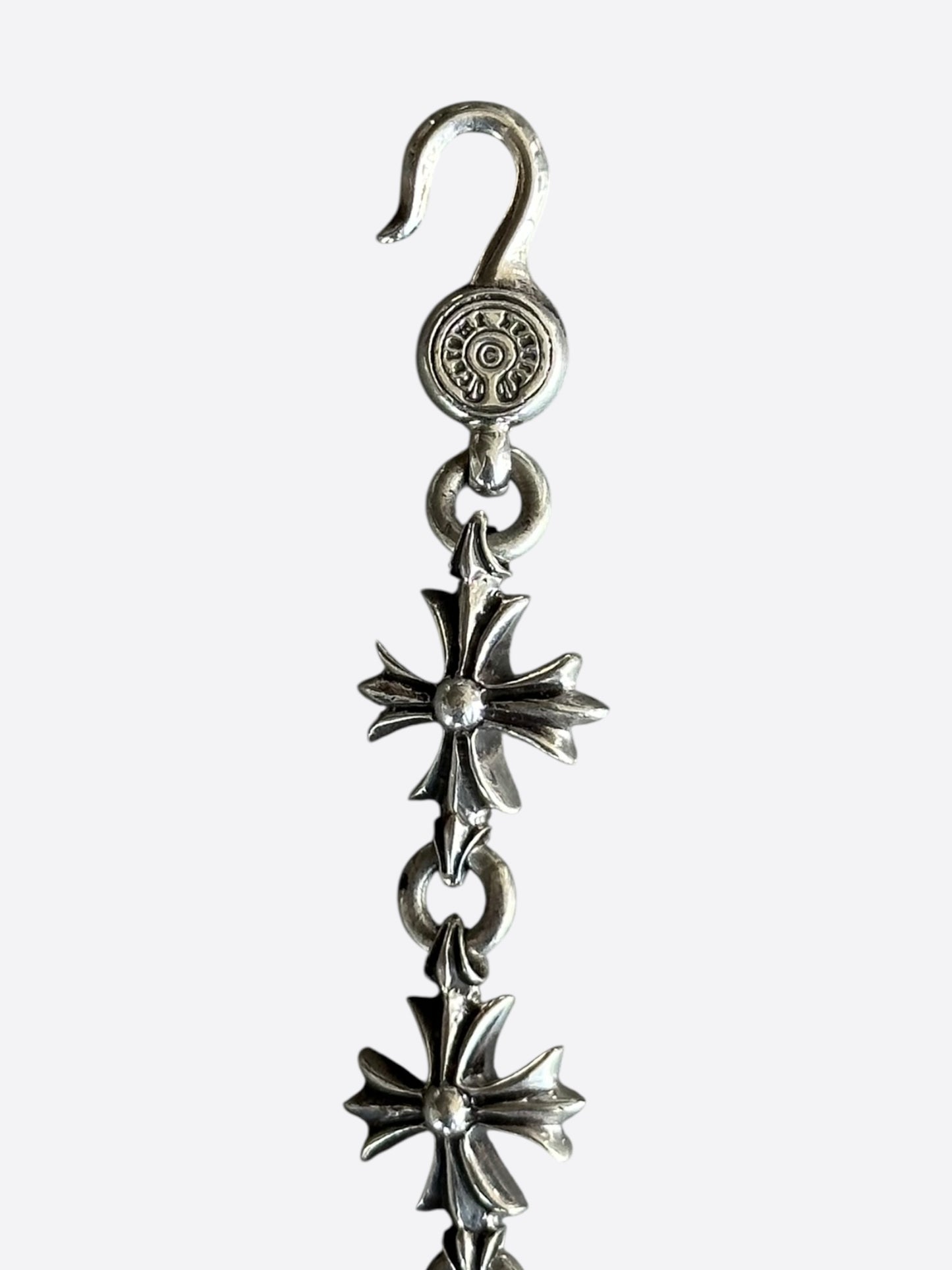 Chrome Hearts Silver Cut Out Plus Bracelet