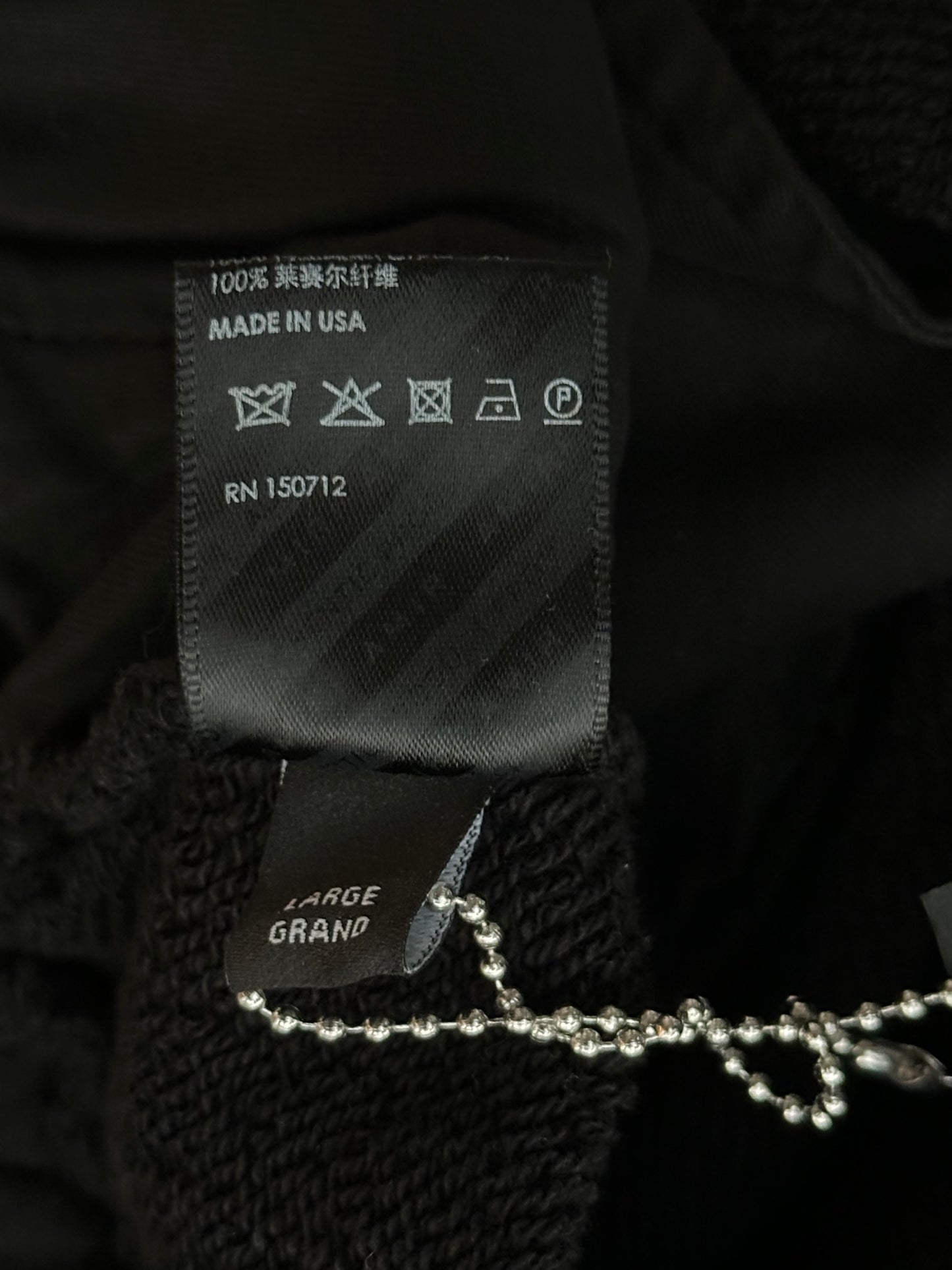 Amiri Black & Yellow Track Logo Sweatpants