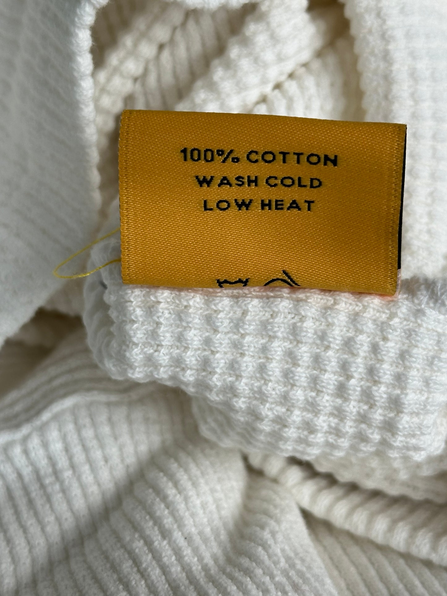 Gallery Dept Cream & Black Logo Thermal Longsleeve T-Shirt