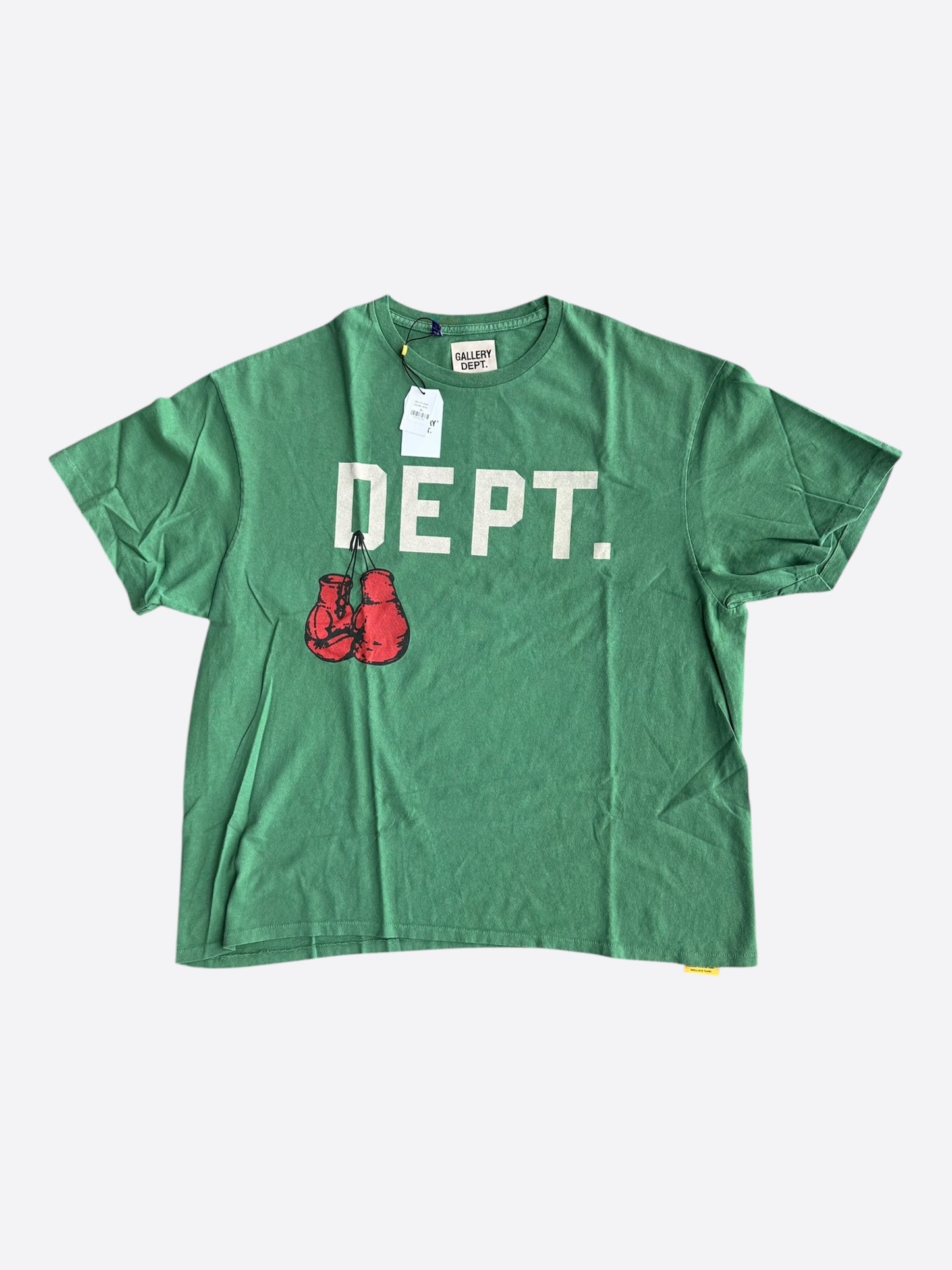 Gallery Dept Green Boxing Logo T-Shirt