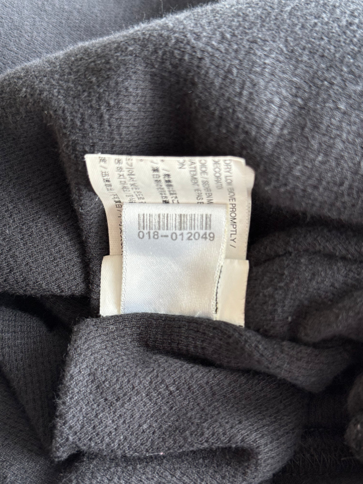 Chrome Hearts Black & White Malibu Cross Logo Zip Up Thermal Hoodie