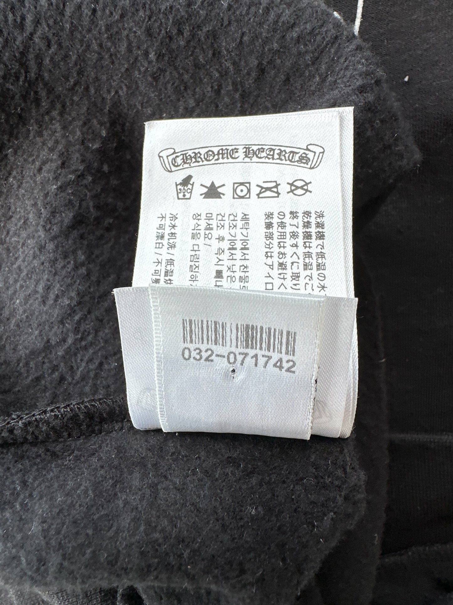 Chrome Hearts Black & White Horseshoe Logo Sweater