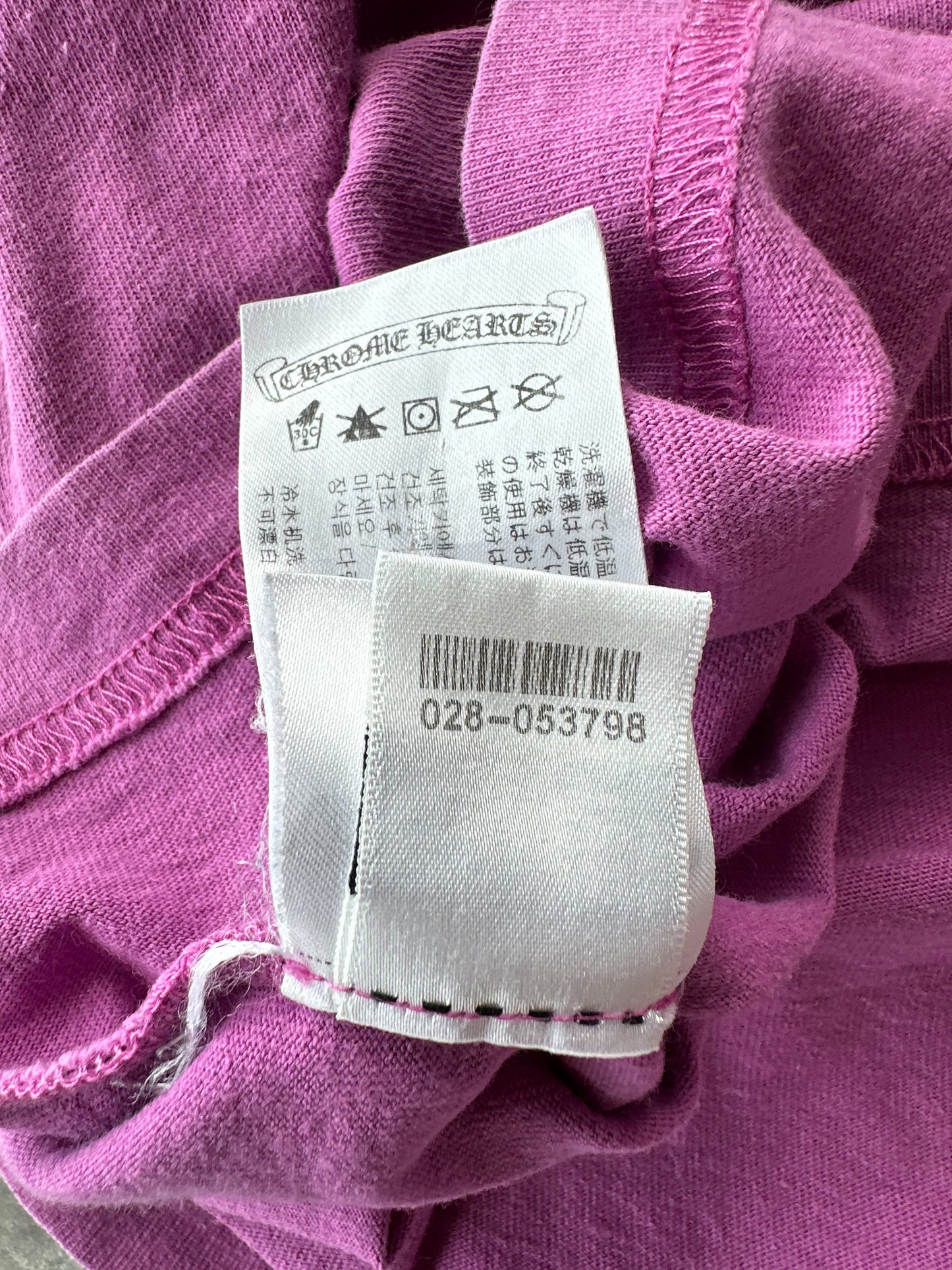 Chrome Hearts Matty Boy Purple Spider Web Longsleeve T-Shirt