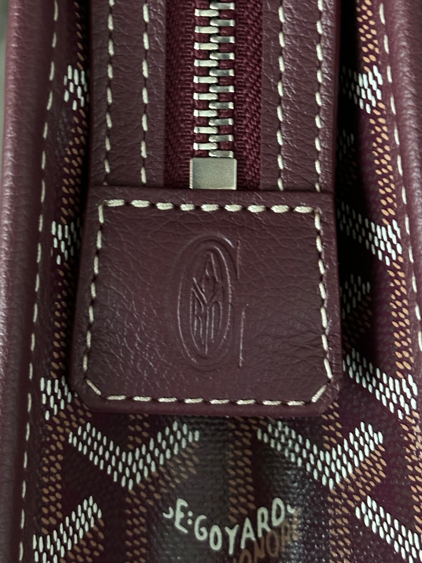 Goyard Burgundy Jouvence GM Toiletry Bag