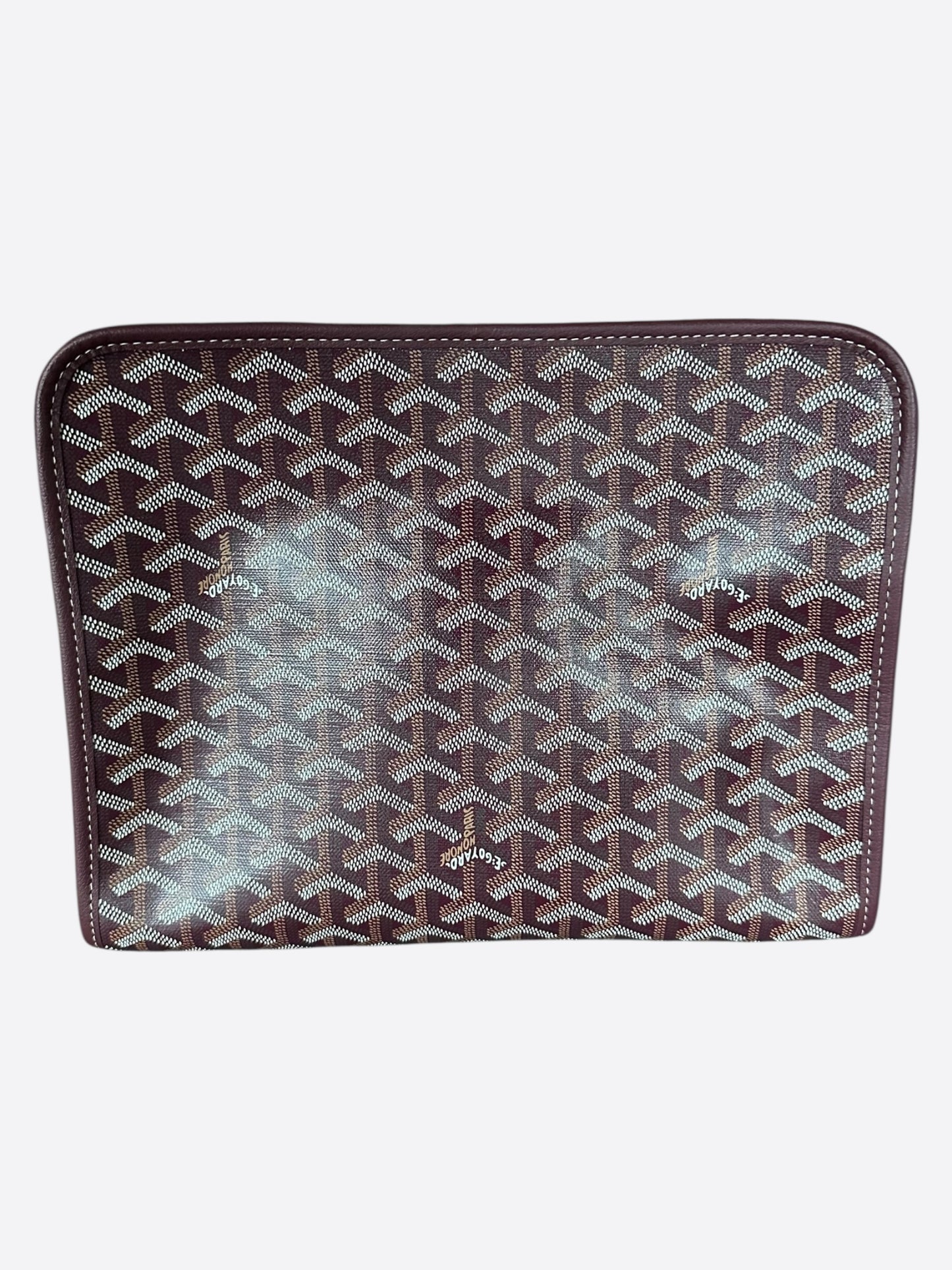 Goyard Burgundy Jouvence GM Toiletry Bag