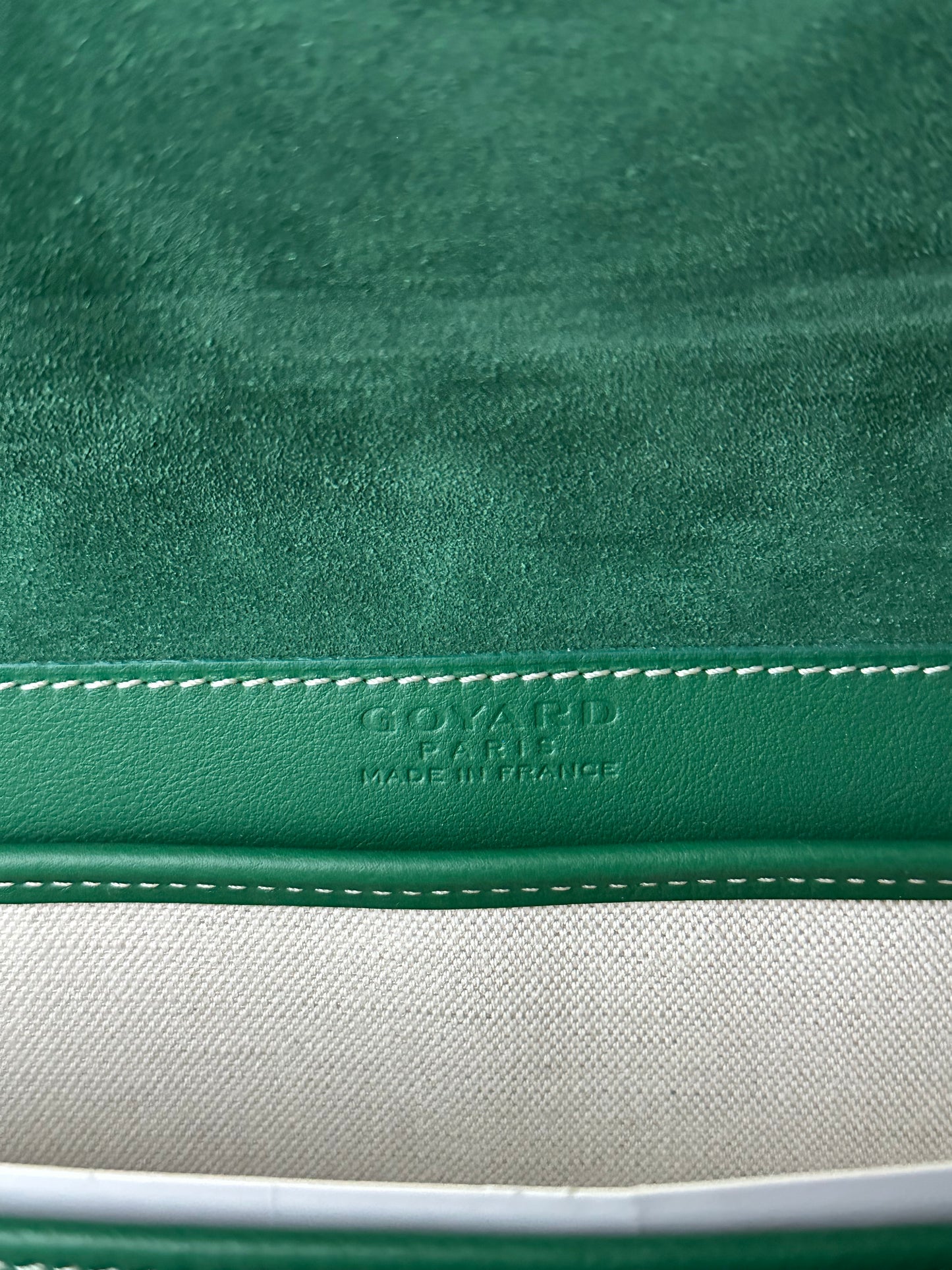 Goyard Green Coursier Messenger Bag