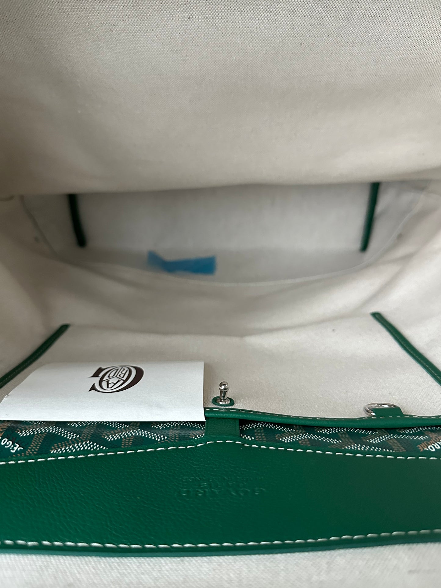 Goyard Green Cisalpin Backpack