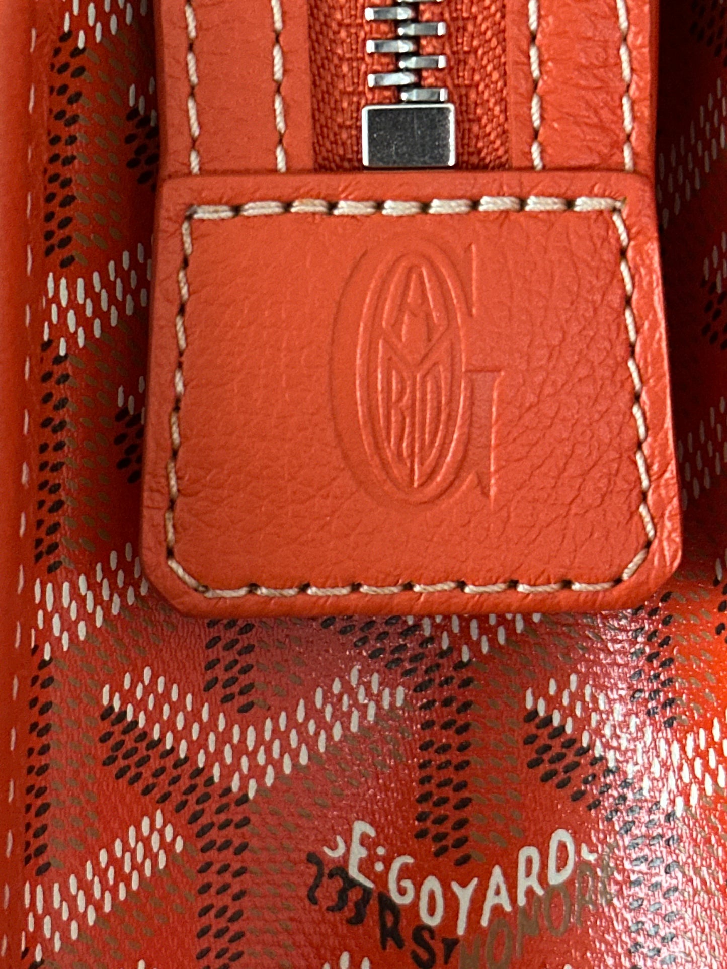 Goyard Orange Jouvence GM Toiletry Bag
