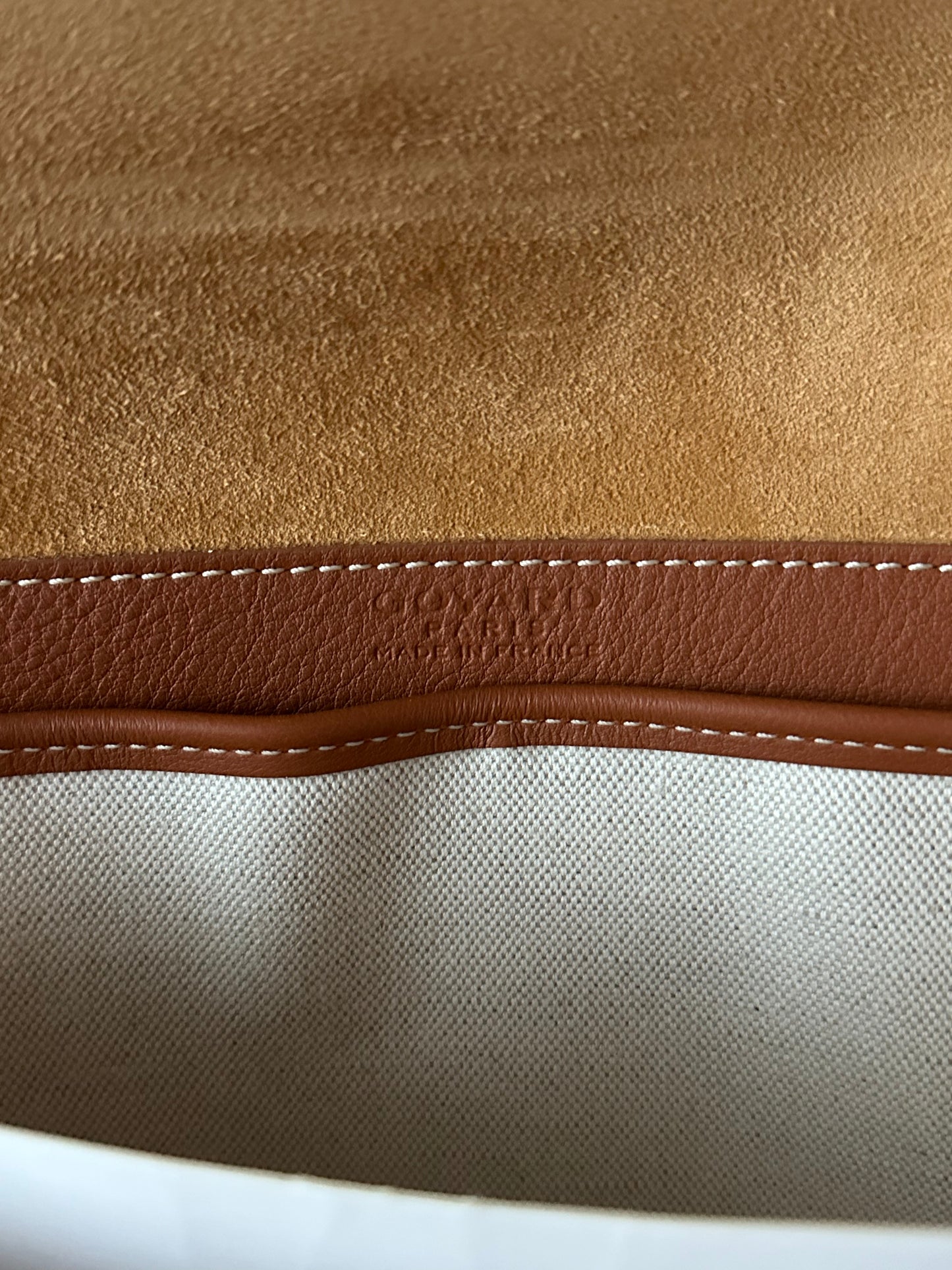 Goyard Black & Brown Coursier Messenger Bag