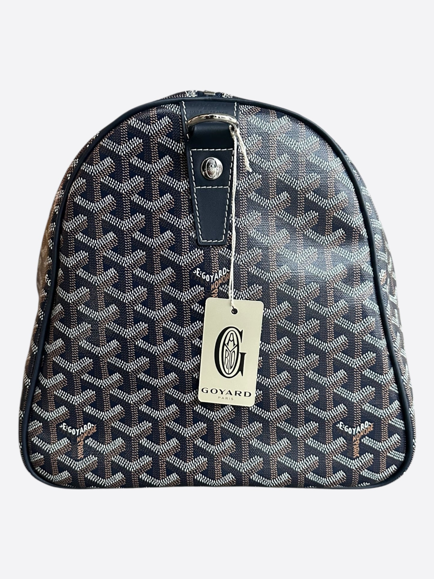 Goyard Navy Boston 50 Duffel Bag
