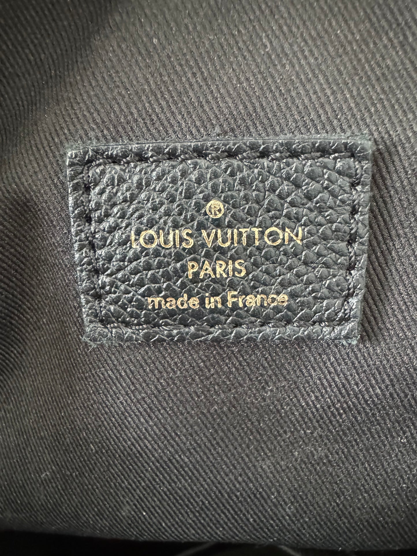 Louis Vuitton Black Empreinte Monogram Montaigne MM