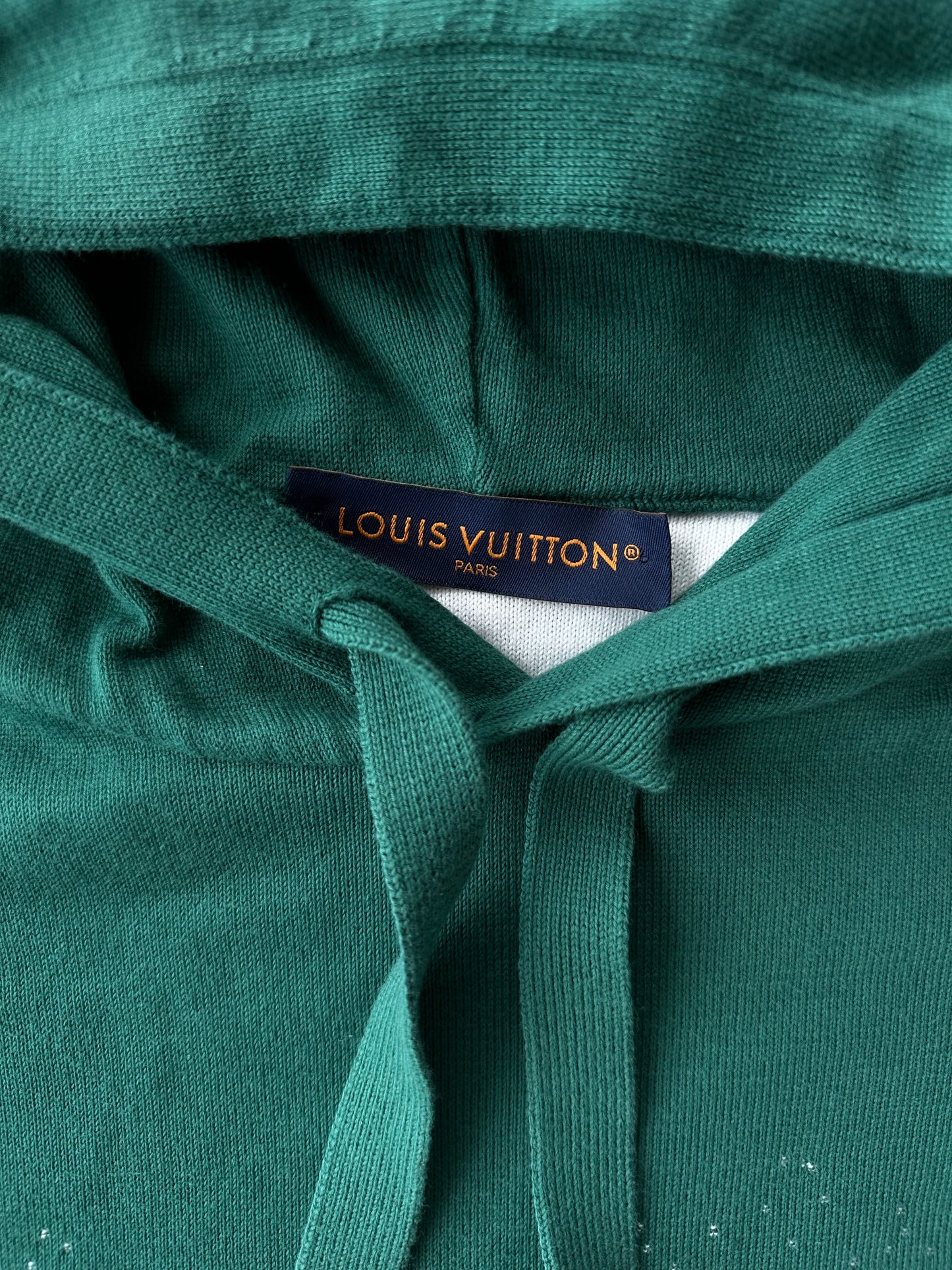 Louis Vuitton Green & White Monogram Gradient Hoodie