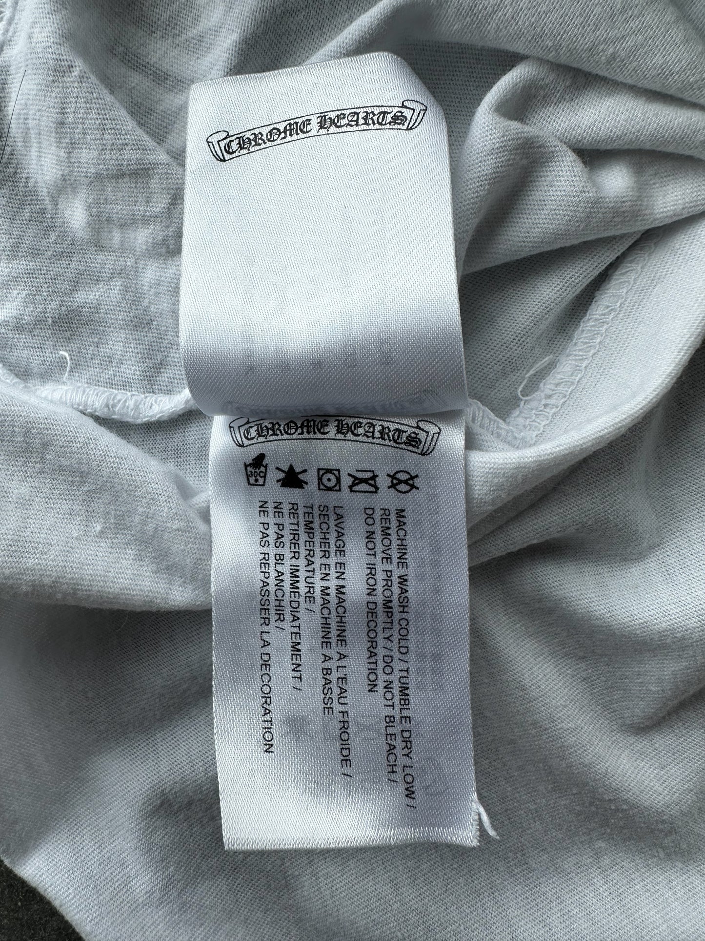 Chrome Hearts White Dagger USA Flag T-Shirt