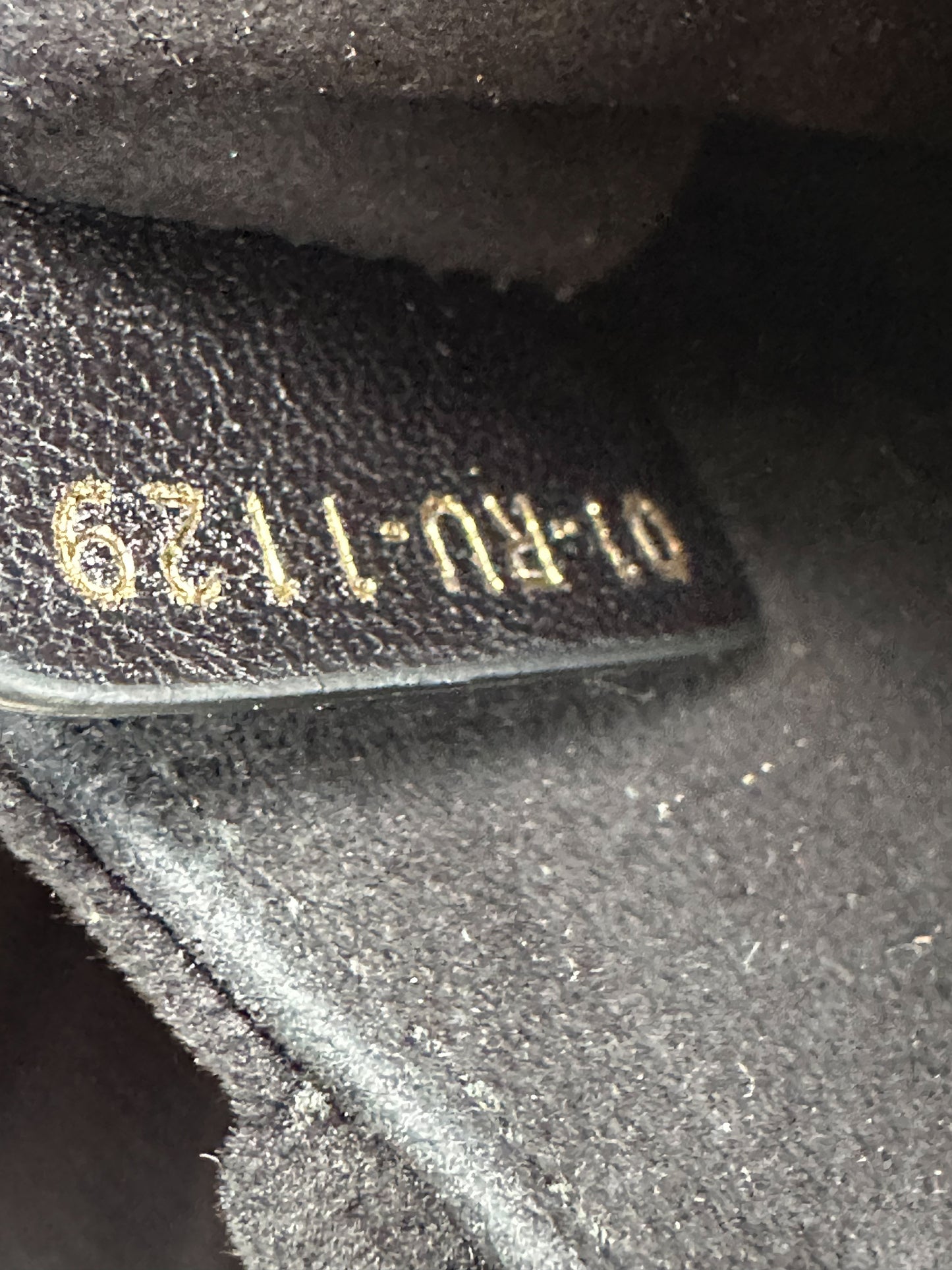 Dior Black Velvet Crystal D Mini Saddle Bag