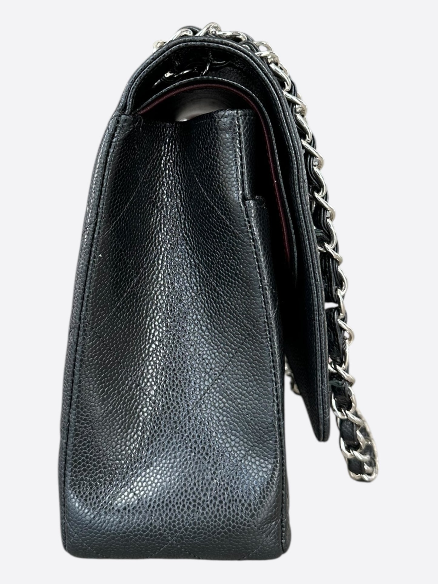 Chanel Black Caviar Maxi Double Flap Bag