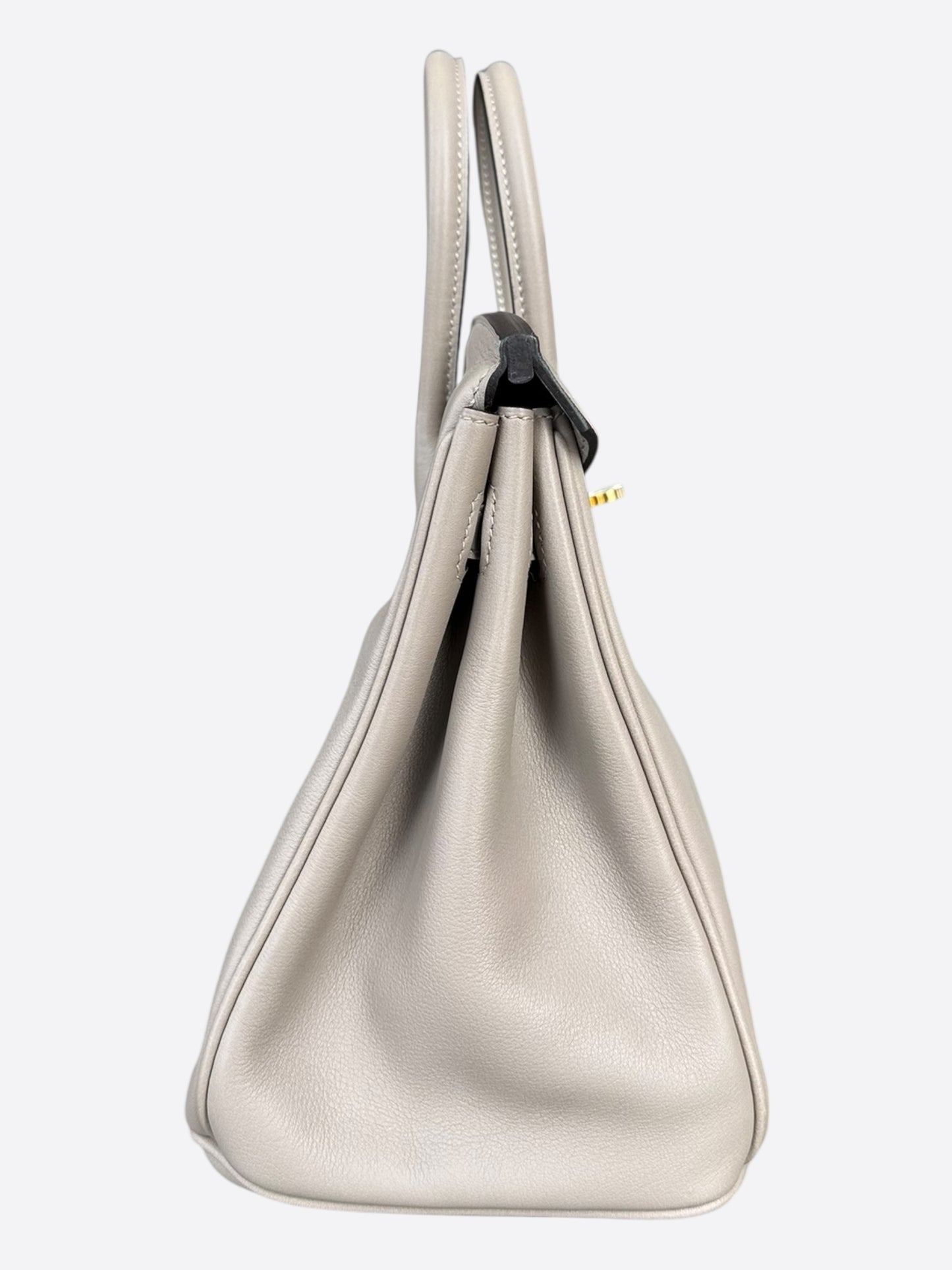 Hermes Gris Asphalte Swift Birkin 25