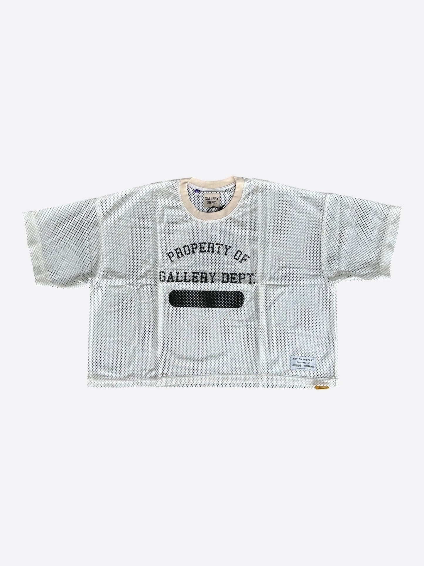 Gallery Dept White & Black Practice Mesh Jersey