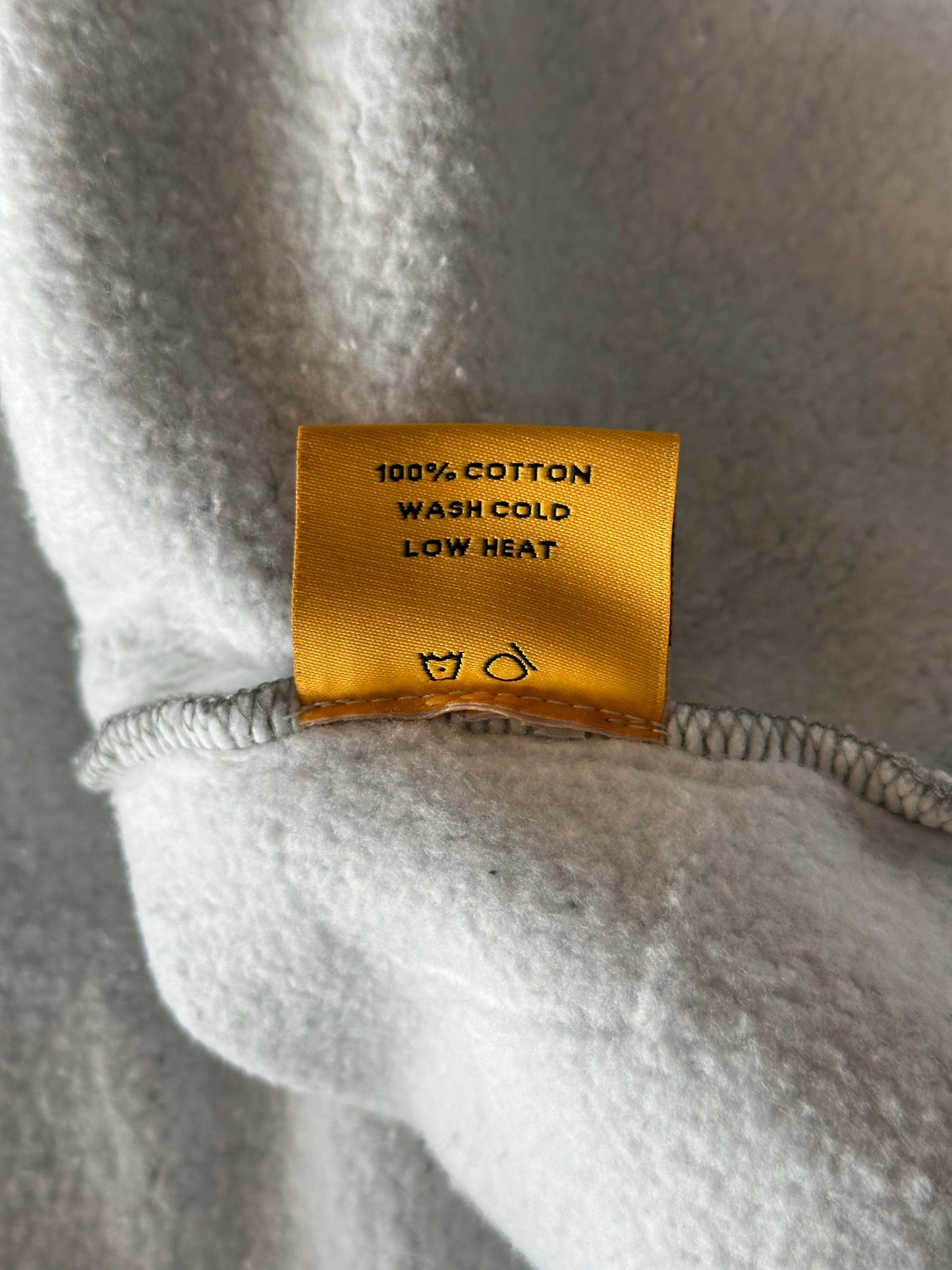 Gallery Dept Grey Boxing Logo Zip Up Hoodie