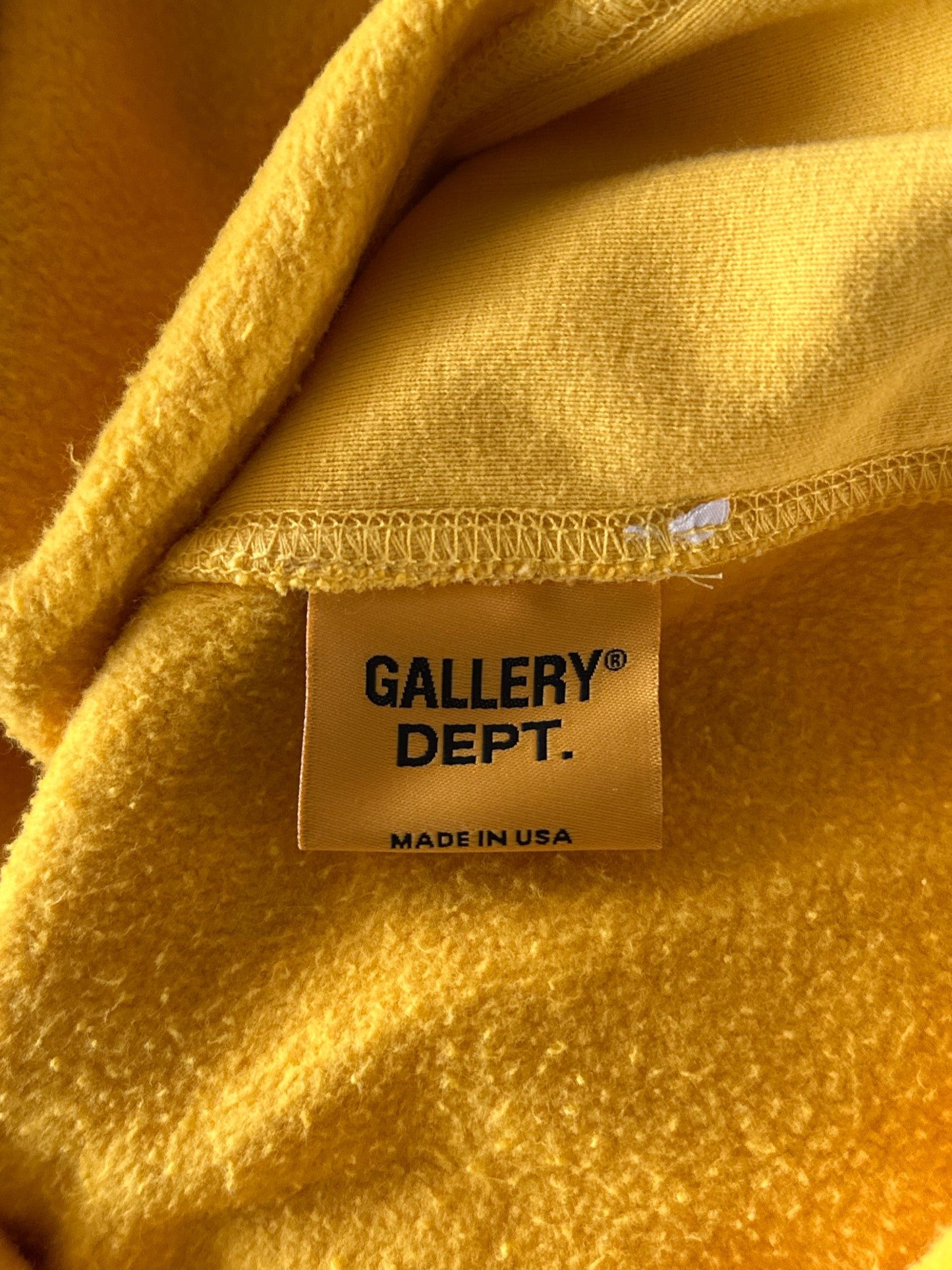 Gallery Dept Yellow Boxing Gloves Logo Hoodie