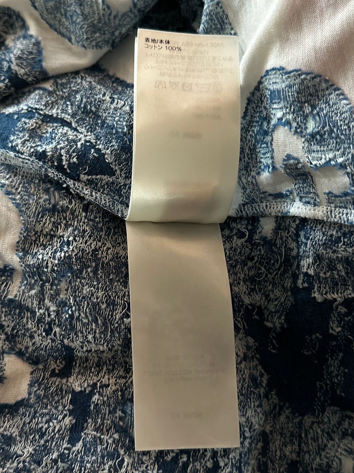 Louis Vuitton Blue & White Aquagarden Monogram T-Shirt