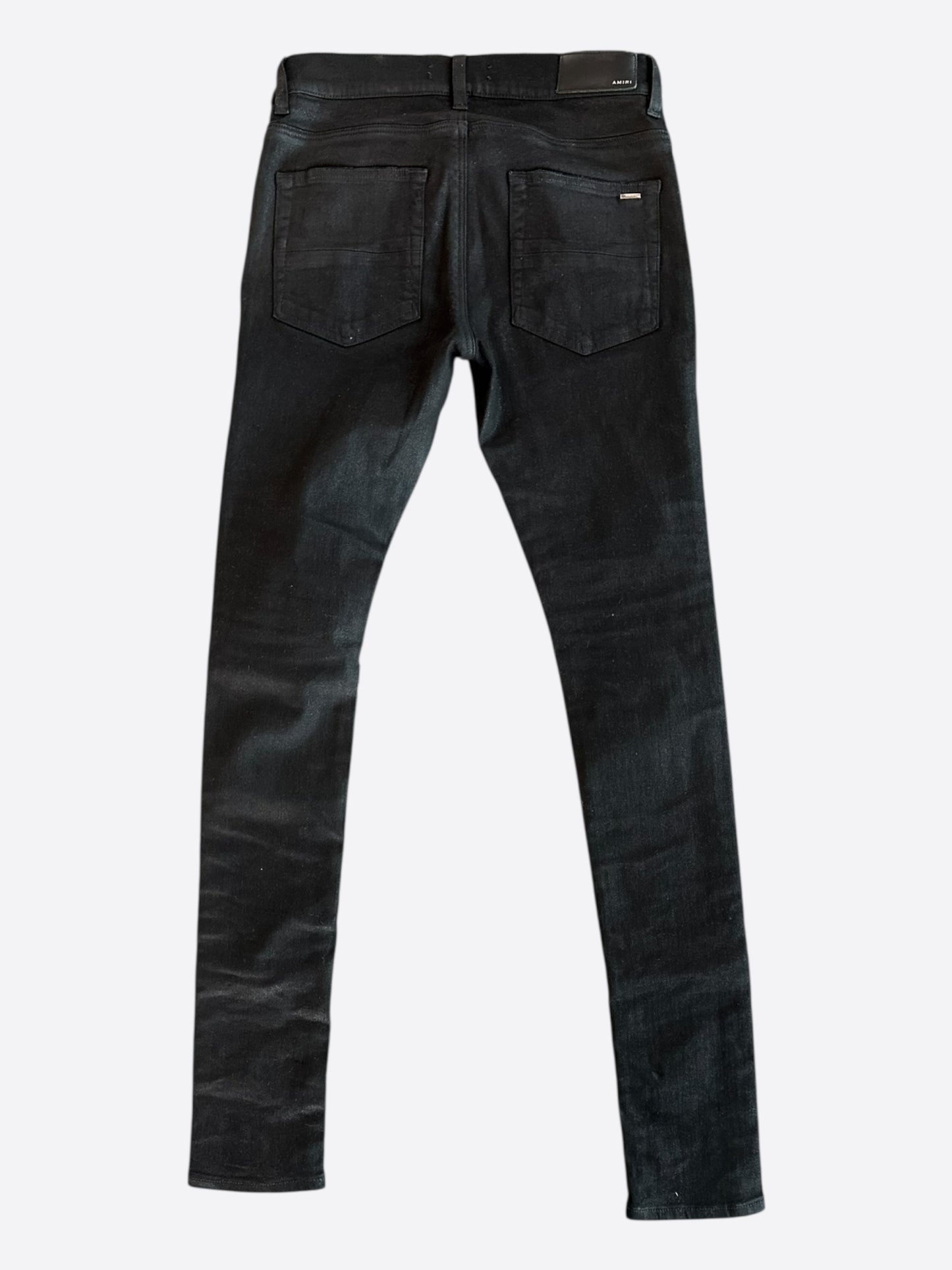 Amiri Black Distressed MX1 Jeans