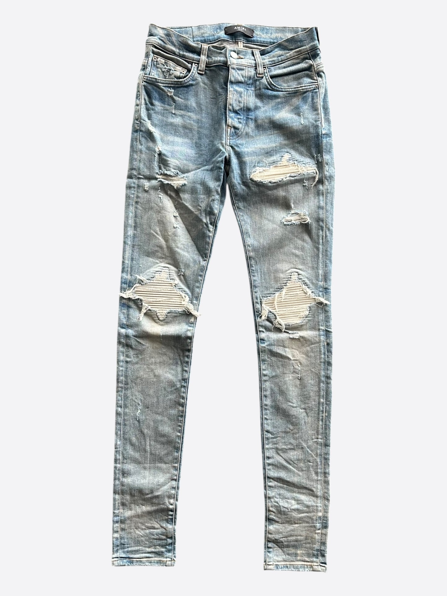 Amiri Clay Indigo & White MX1 Jeans