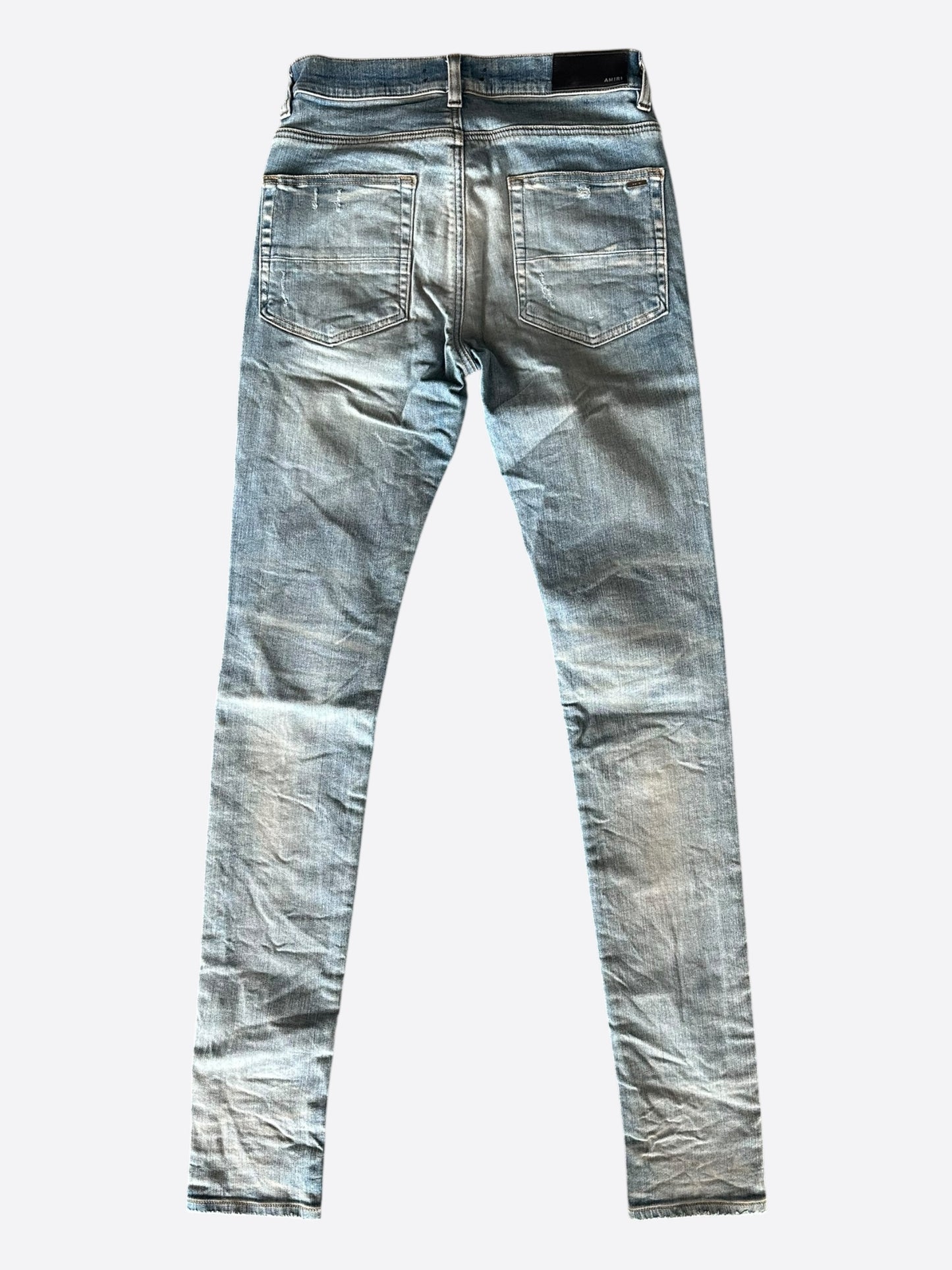 Amiri Clay Indigo & White MX1 Jeans
