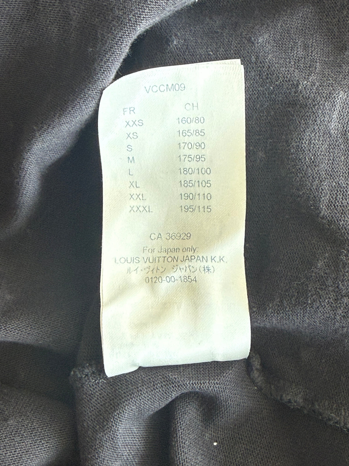 Louis Vuitton Black Tuffetage Monogram Pocket T-Shirt