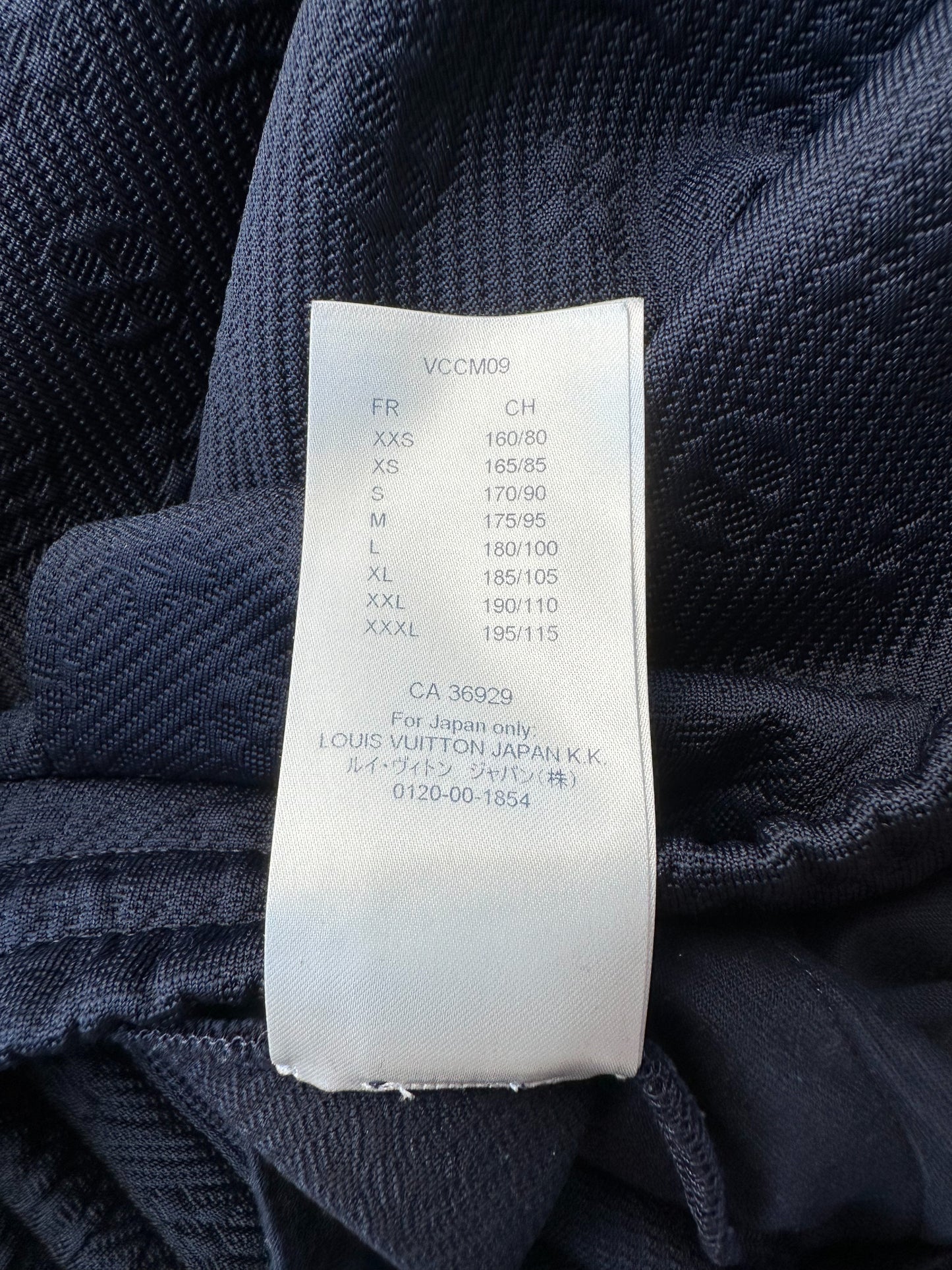 Louis Vuitton Navy Monogram Trackpants