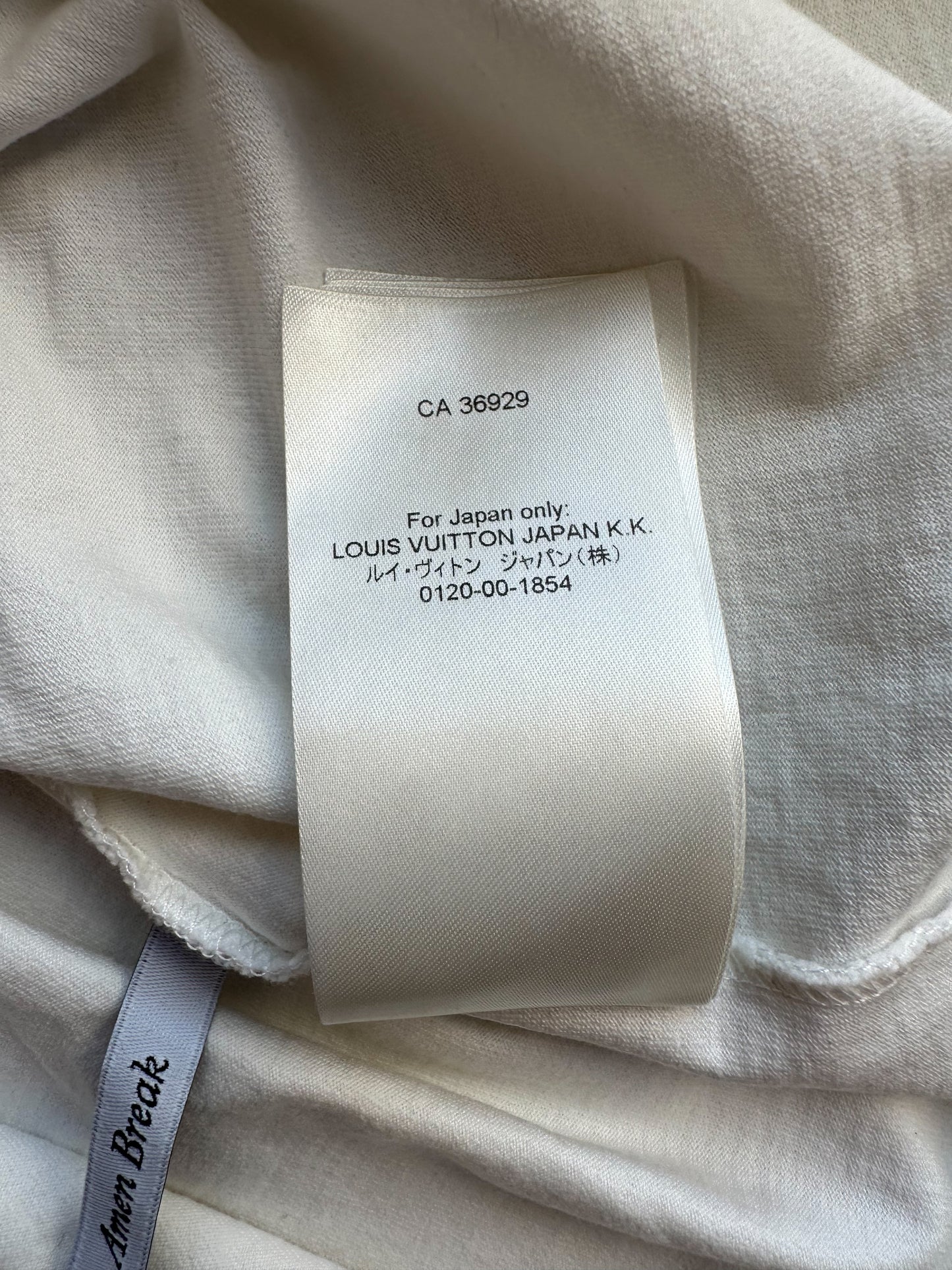 Louis Vuitton White Graffiti Logo T-Shirt
