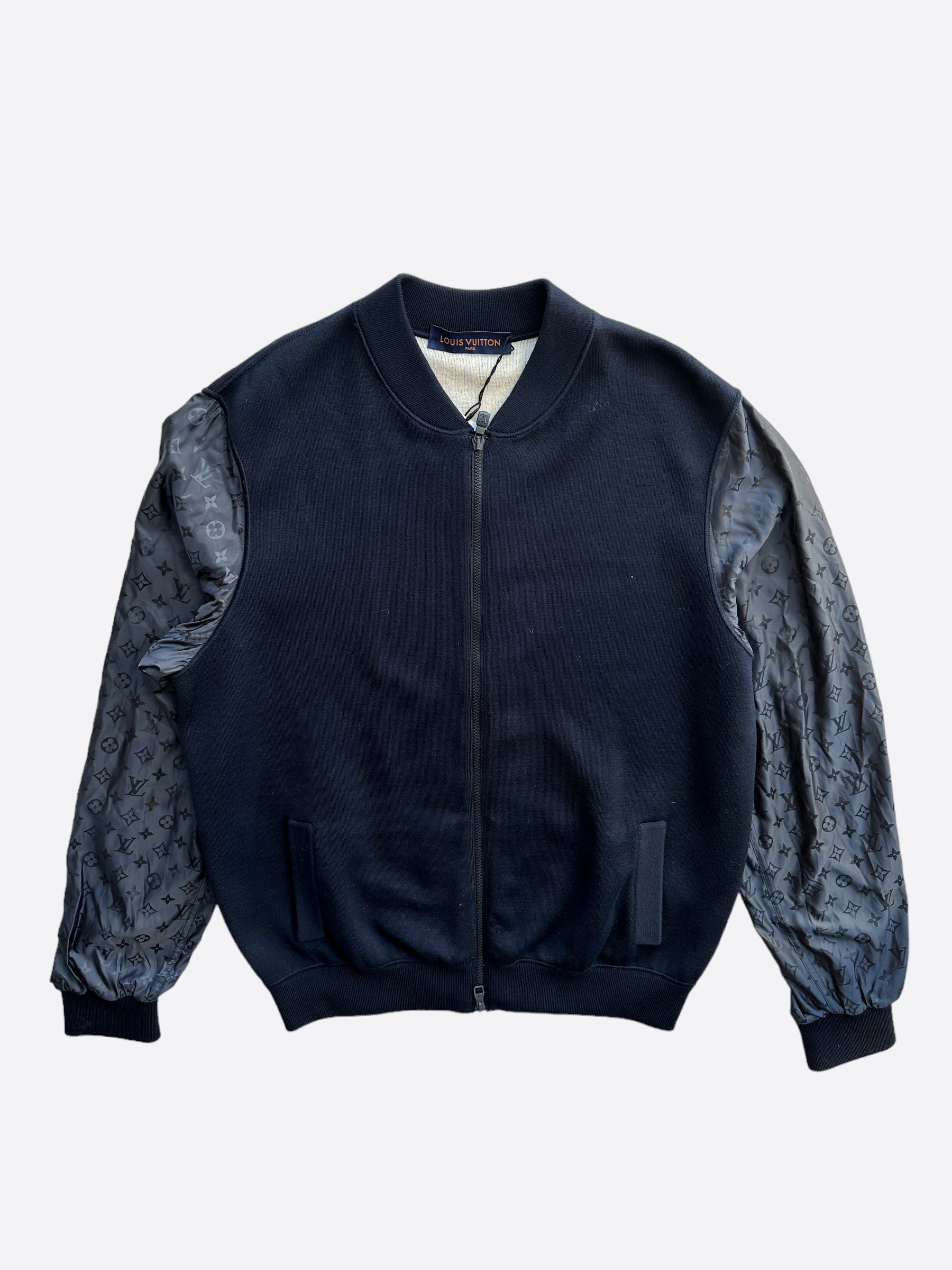 Louis Vuitton Grey Leather Jacket – Savonches