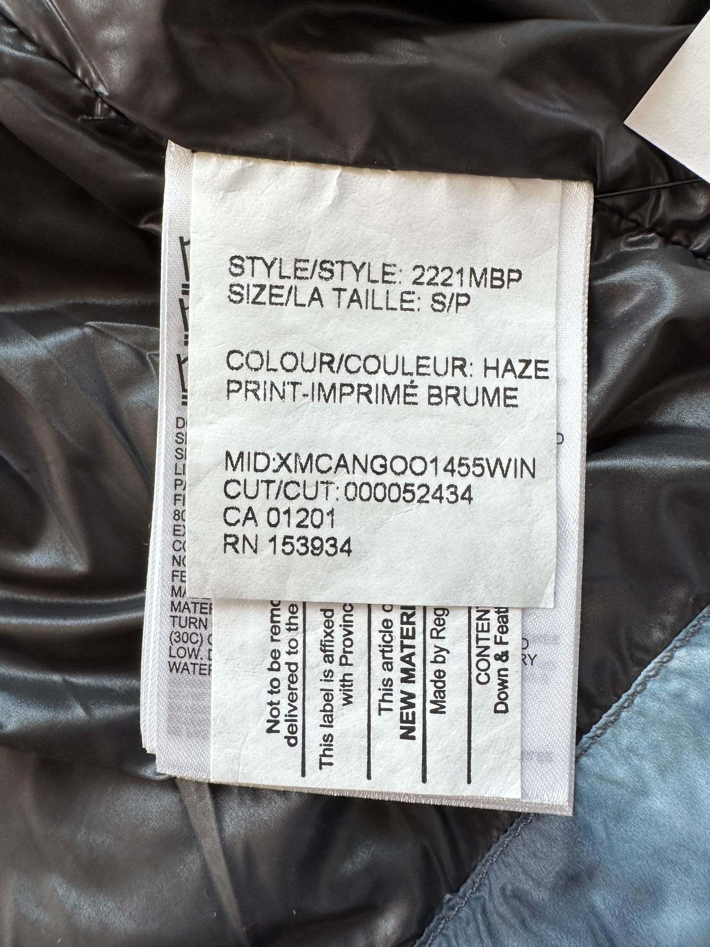 Canada Goose Haze Harbord Black Label Men's Jacket