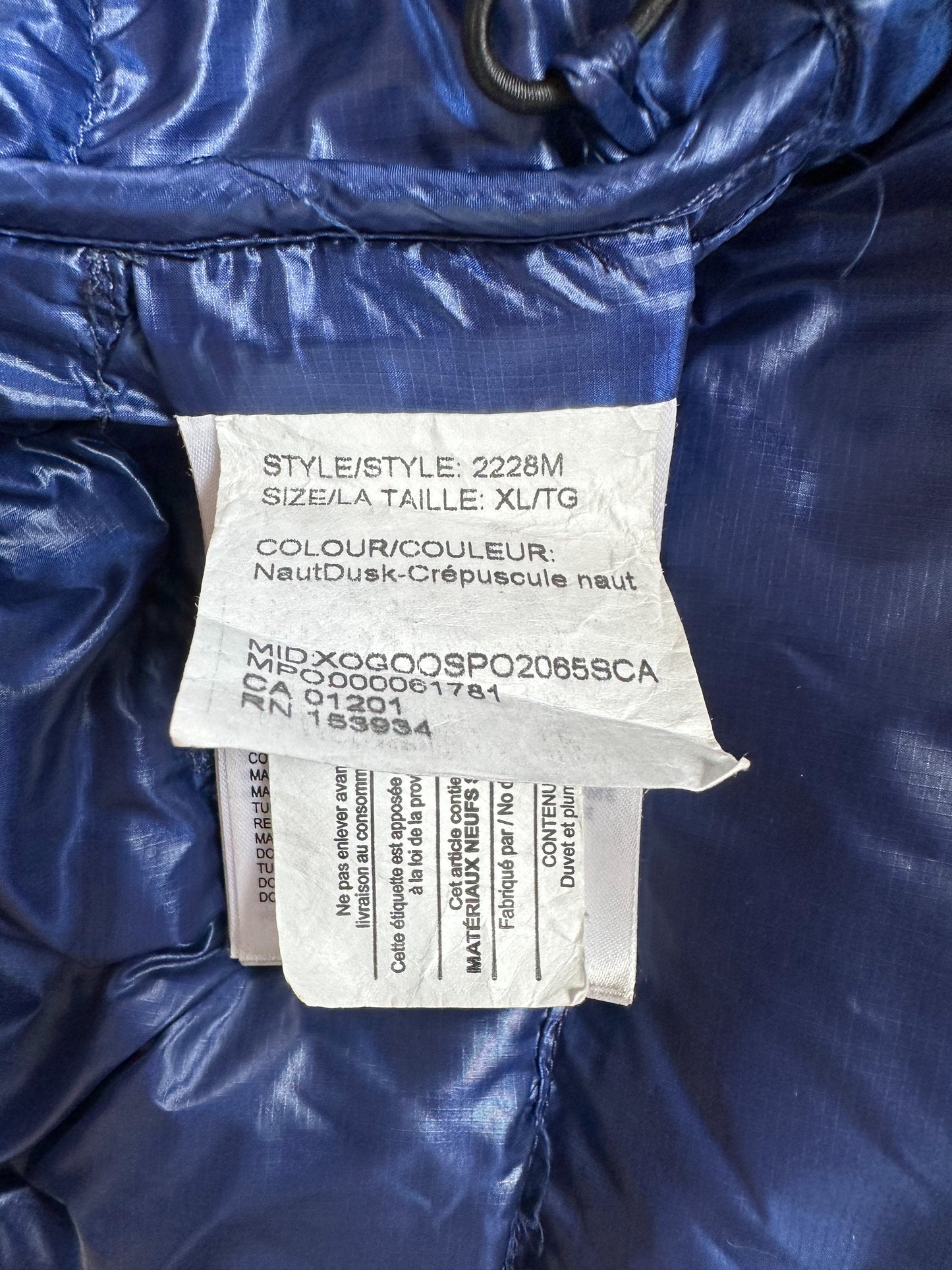 Canada Goose Blue Crofton Men's Jacket