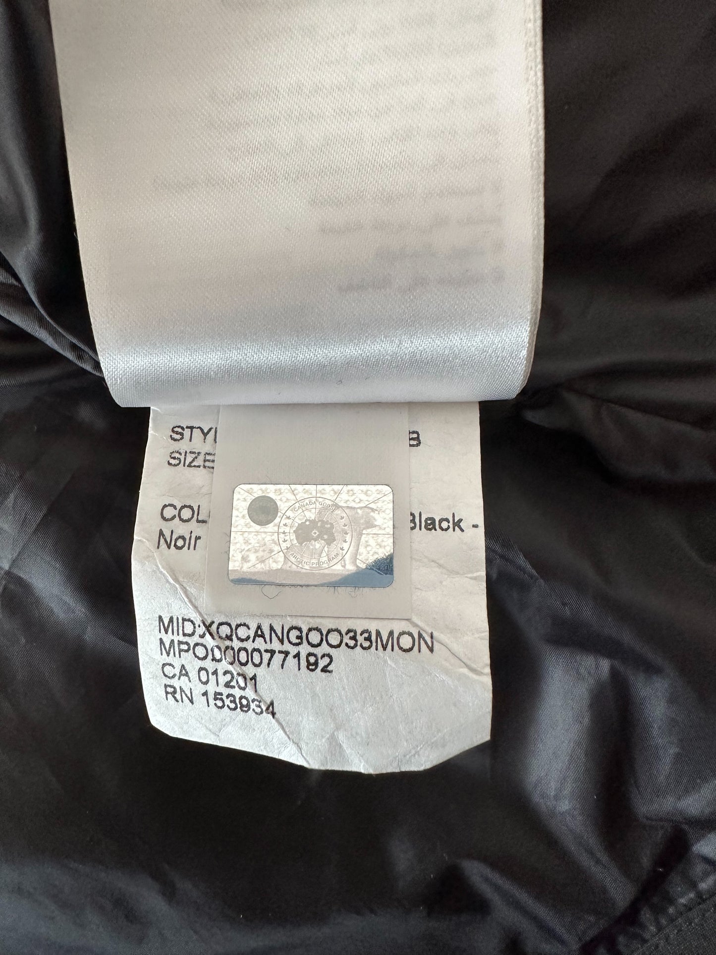 Canada Goose Black Lockeport Black Label Men's Jacket