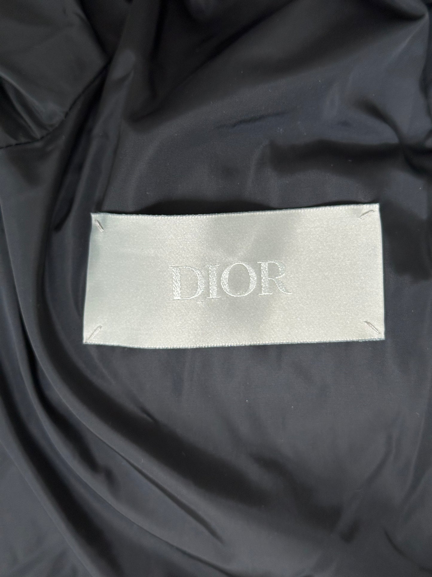 Dior Sea Green Oblique Puffer Jacket