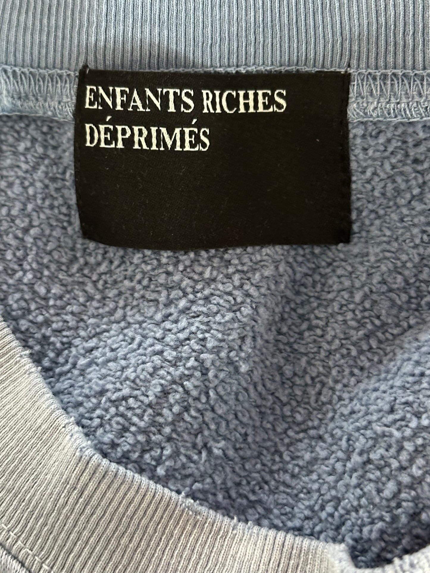 Enfants Riches Deprimes Blue Singing Nun Sweater