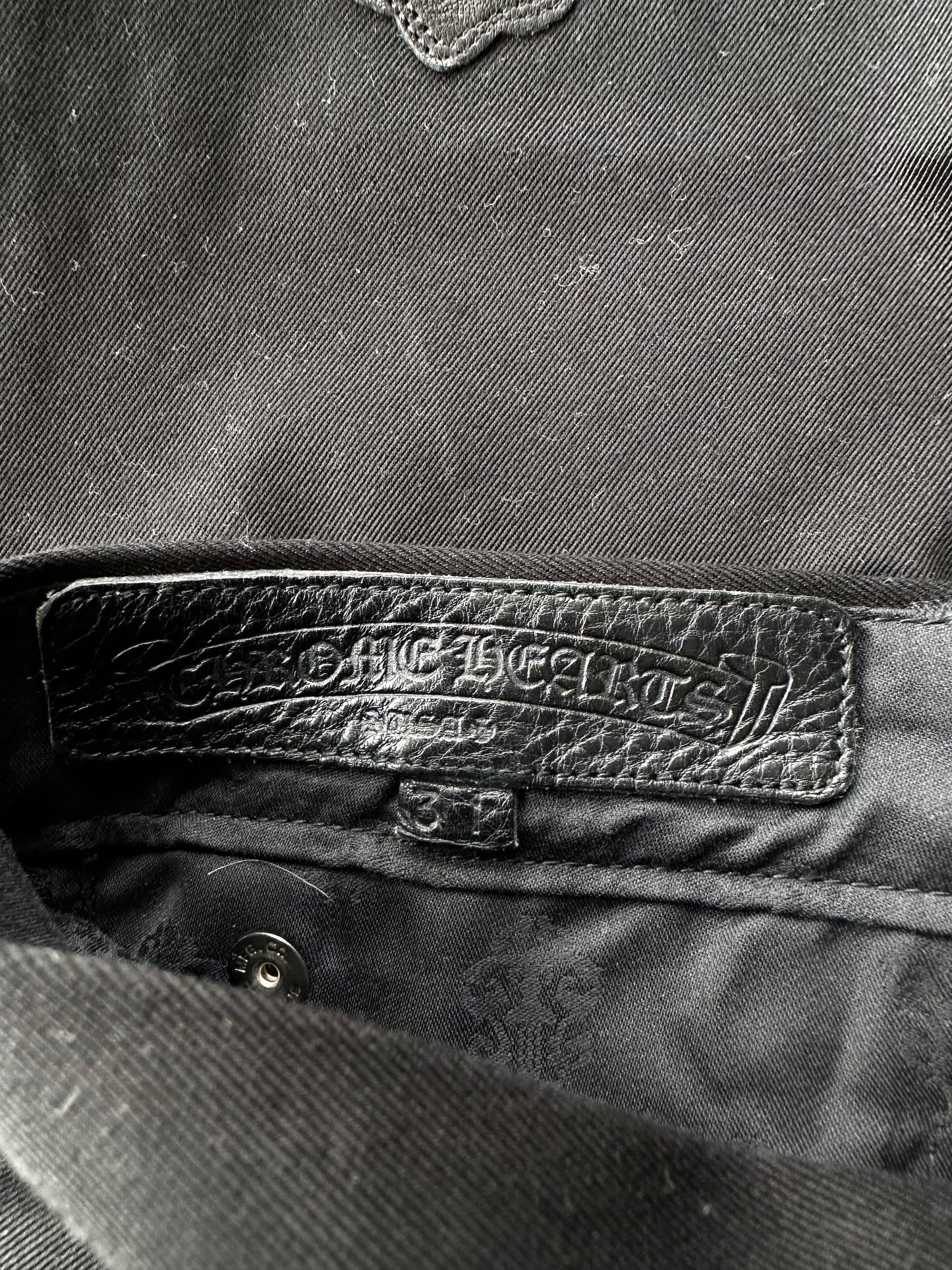 Chrome Hearts Black Camouflage Cross Patch Chino Pants