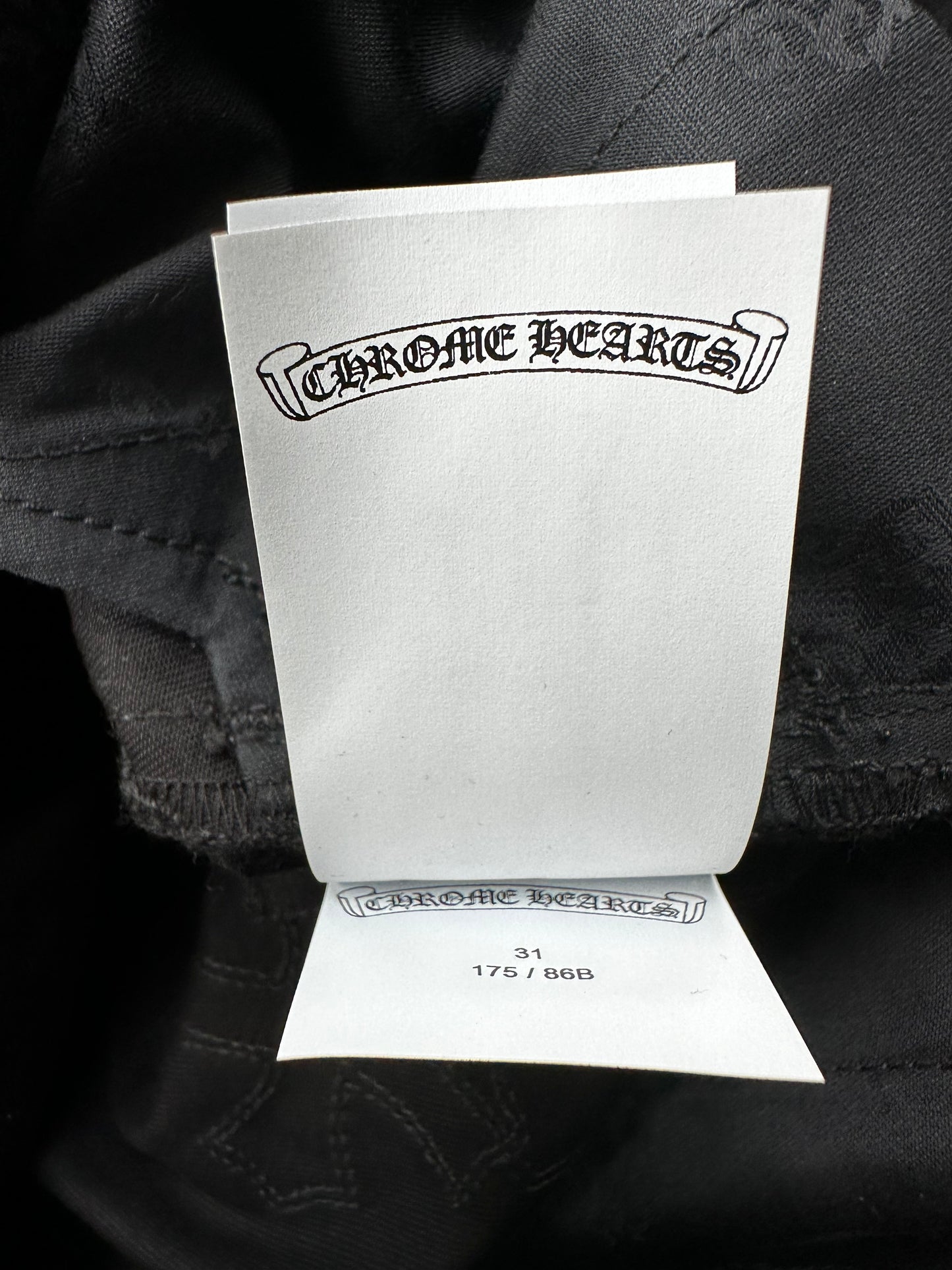 Chrome Hearts Black Camouflage Cross Patch Chino Pants