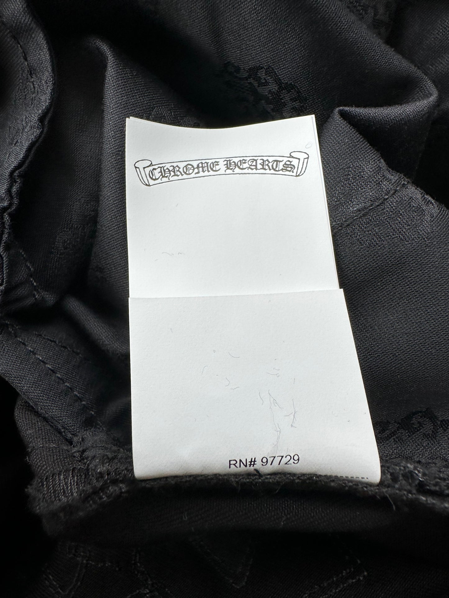 Chrome Hearts Black Camouflage Cross Patch Chino Pants