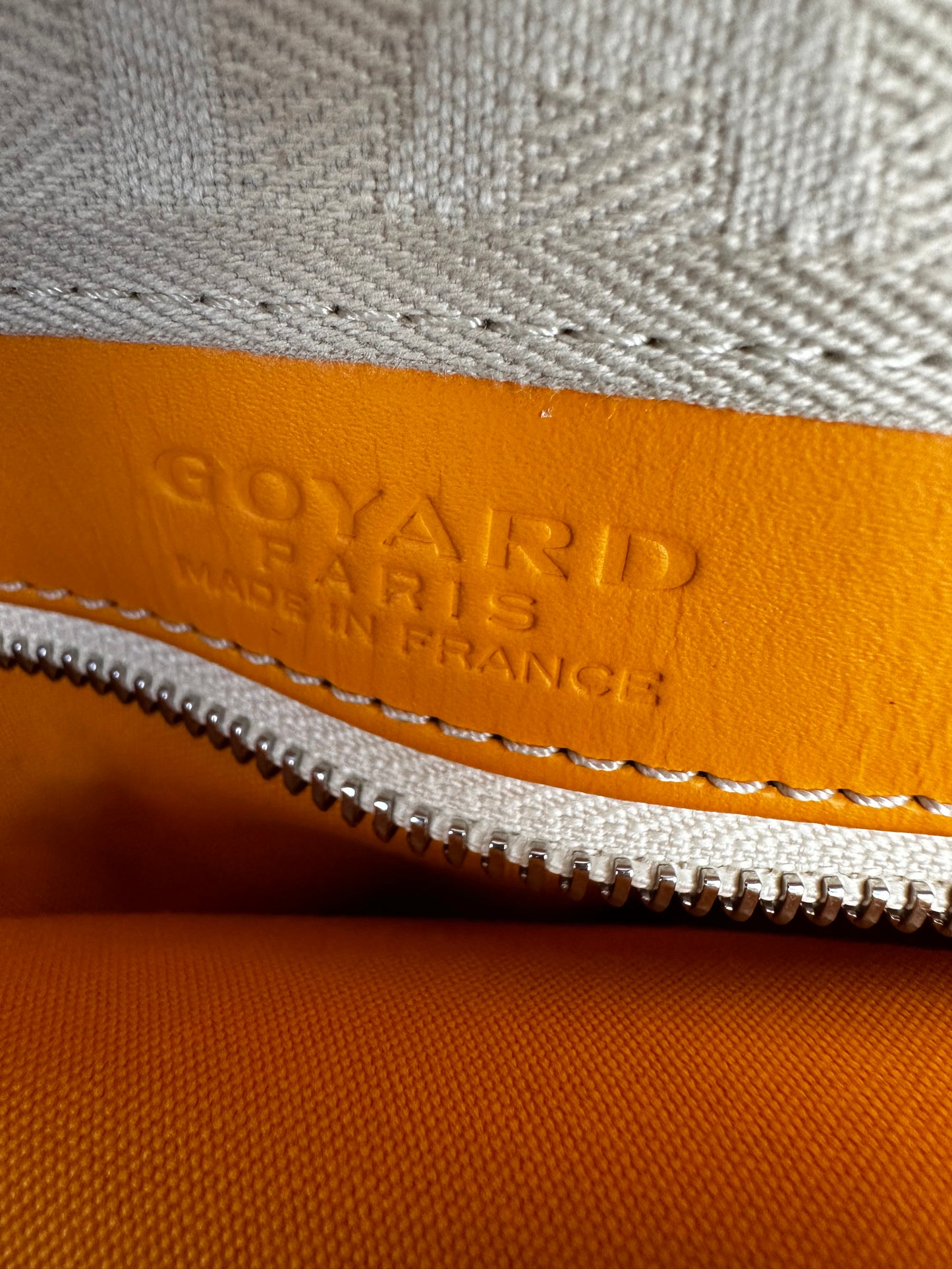 Goyard Yellow Croisiere 50 Duffel Bag