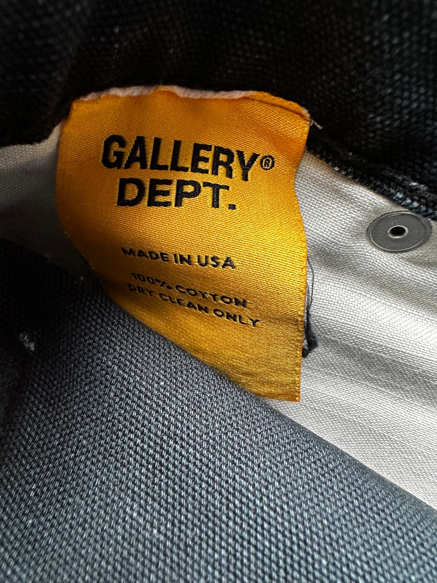 Gallery Dept Black Paint Splatter Flare Carpenter Jeans