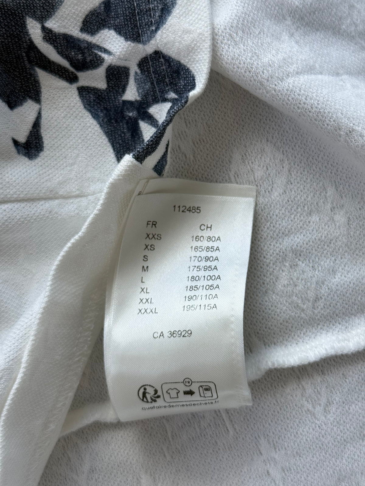 Louis Vuitton White & Blue Floral Monogram T-Shirt