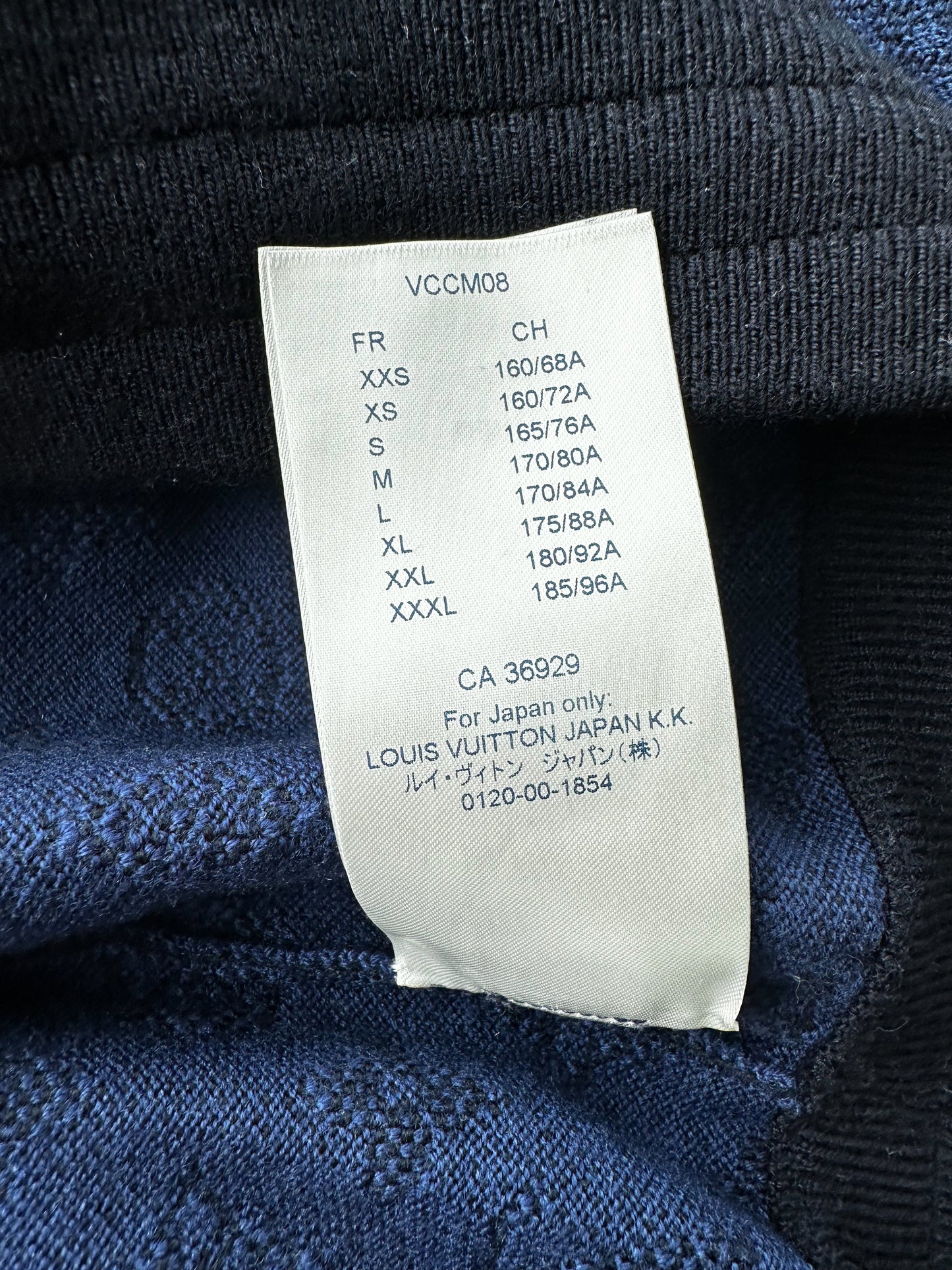 Louis Vuitton Blue Monogram Wool Shorts