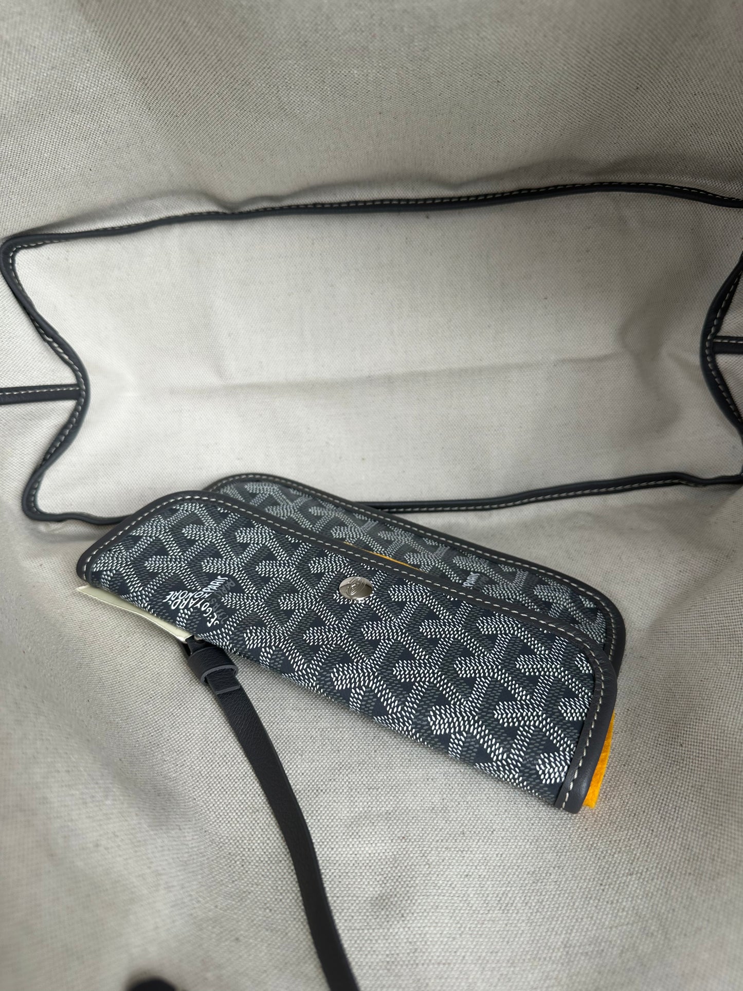 Goyard Grey St. Louis Tote Bag