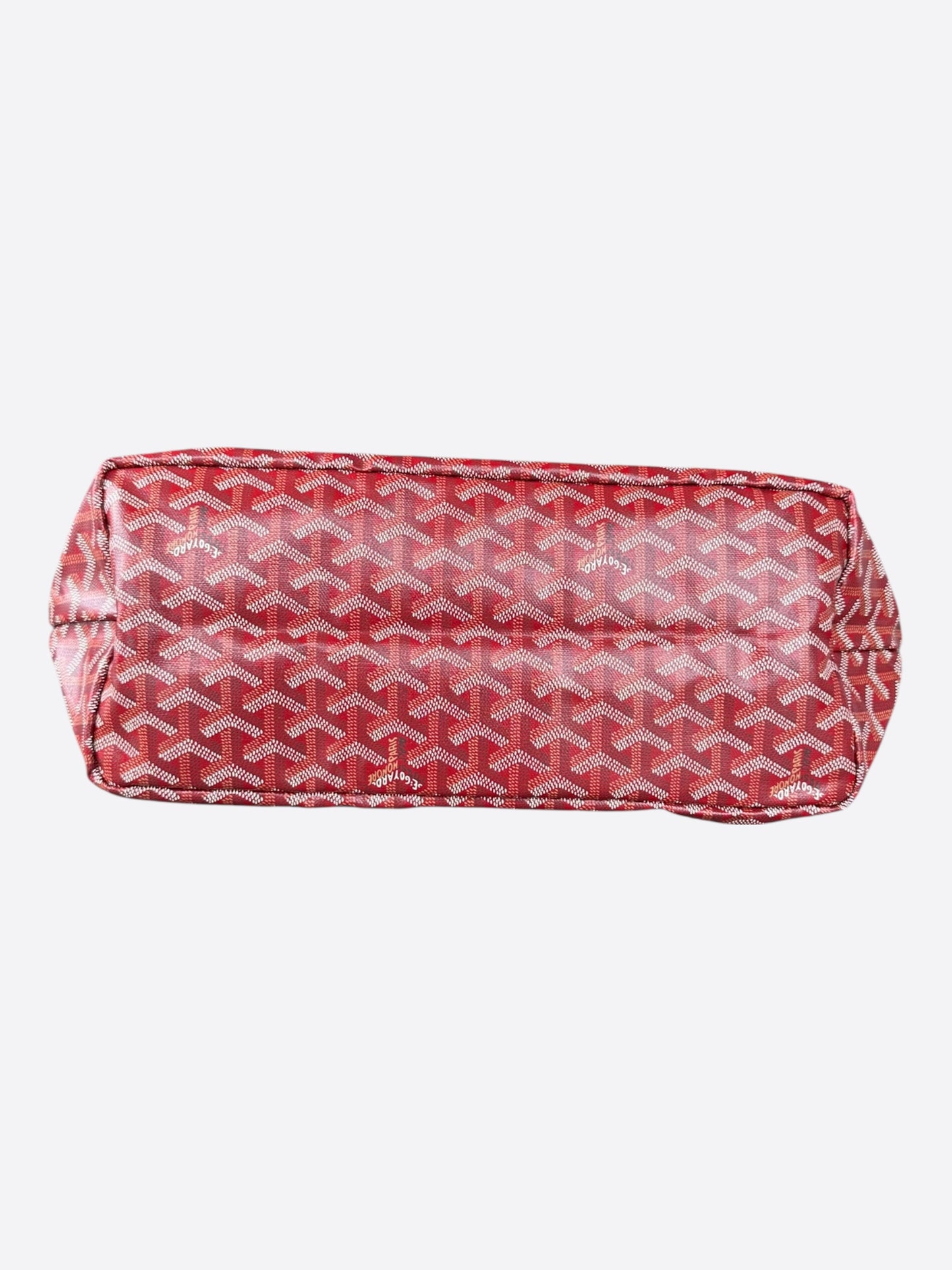 Goyard Red St. Louis Tote Bag