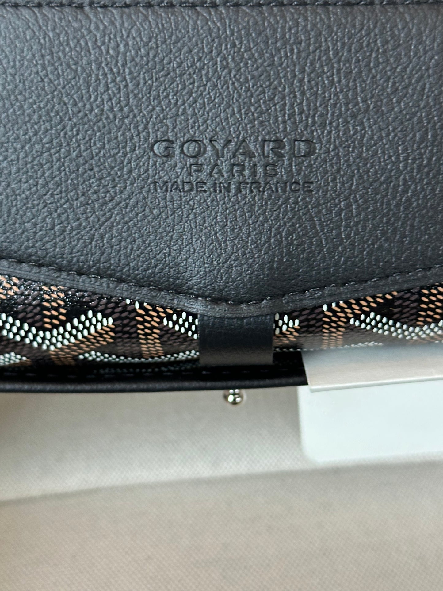 Goyard Black Cisalpin Backpack
