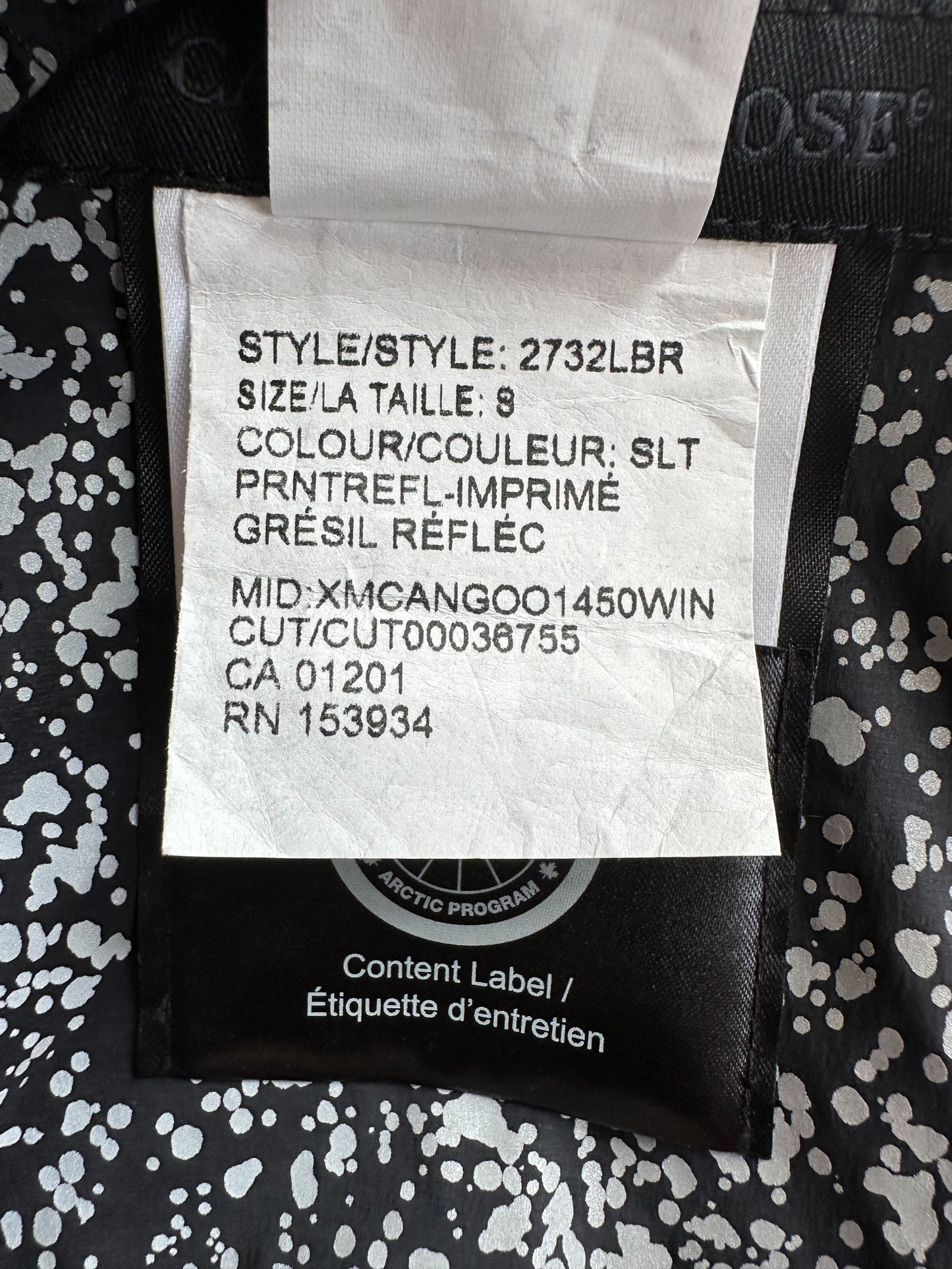 Canada Goose Black Reflective Hybridge CW Black Label Women's Jacket