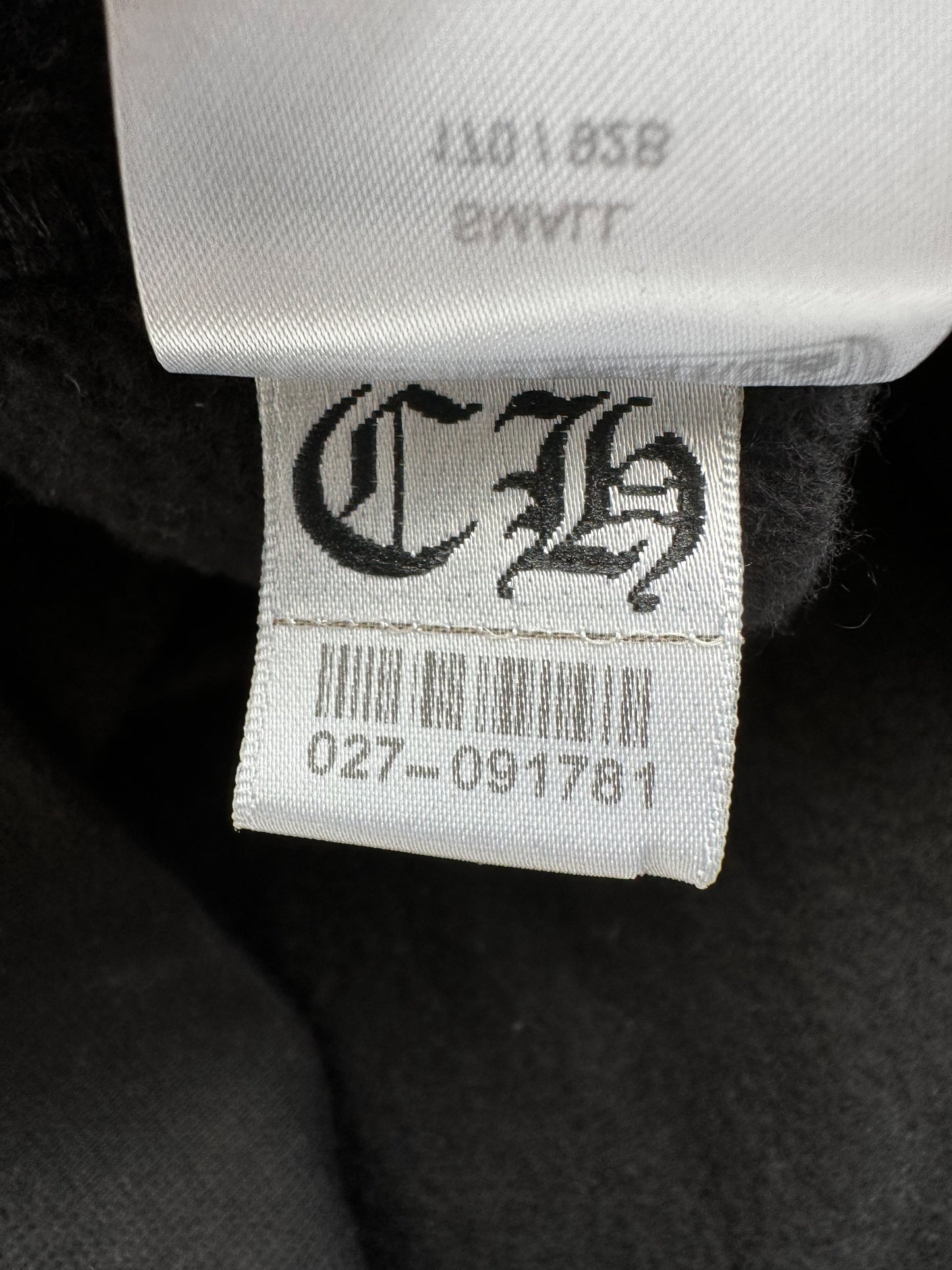 Chrome Hearts Black & White Hong Kong Horseshoe Logo Hoodie