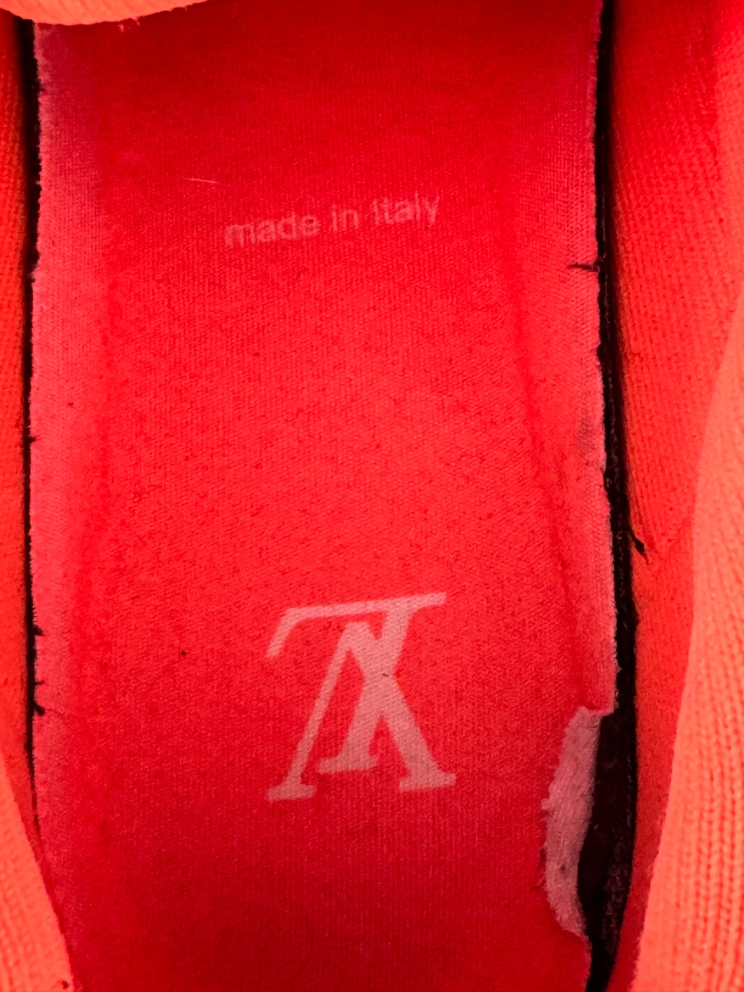 Louis Vuitton Orange & White VNR Sneakers