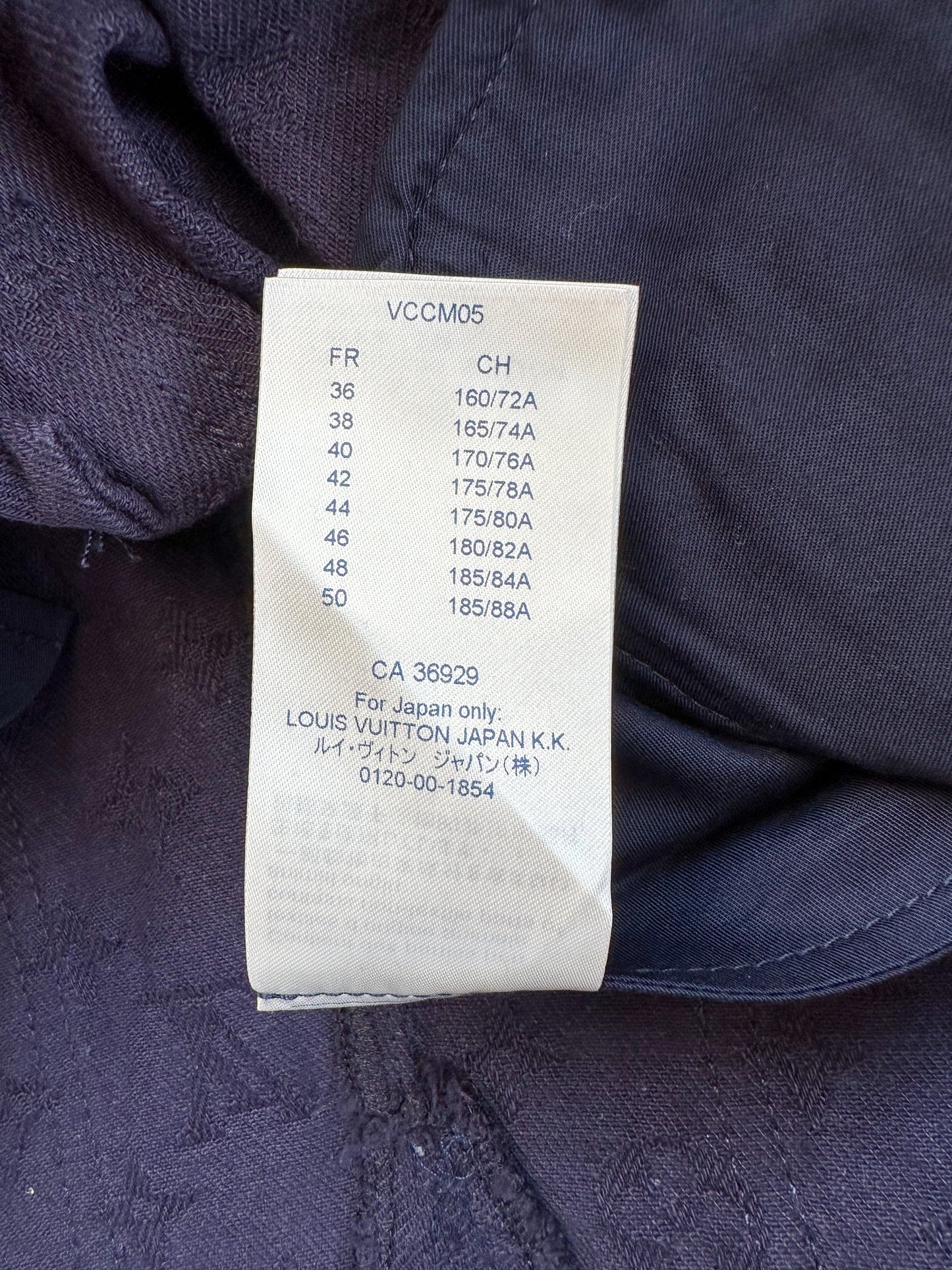 Louis Vuitton Navy Monogram Watercolor Jeans